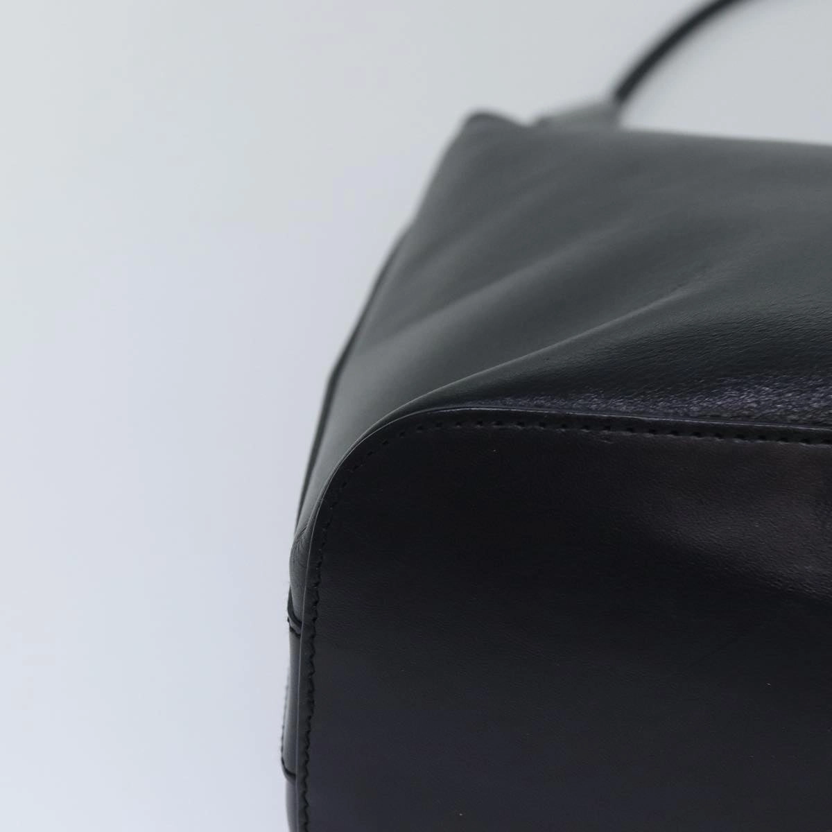 GUCCI Shoulder Bag Leather Black Silver 001 3814  ep5160