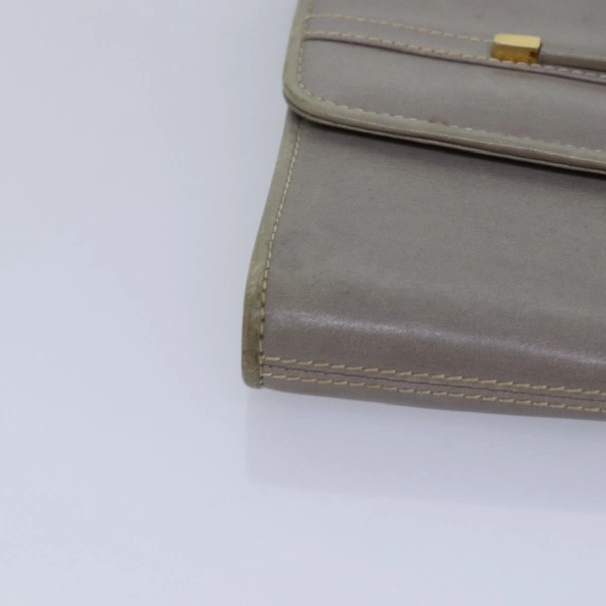 GUCCI Shoulder Bag Leather Gray 004 406 2008  77459