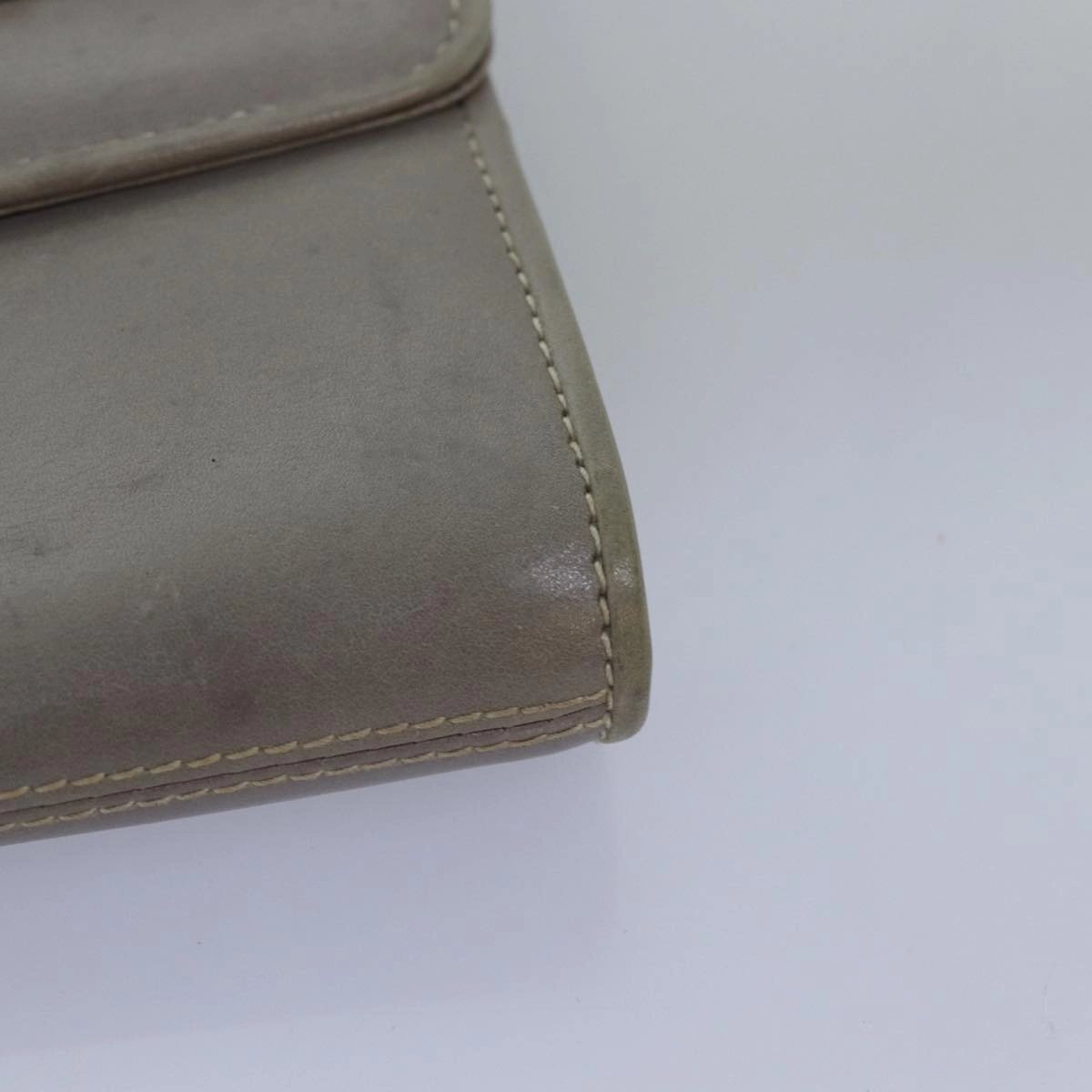 GUCCI Shoulder Bag Leather Gray 004 406 2008  77459