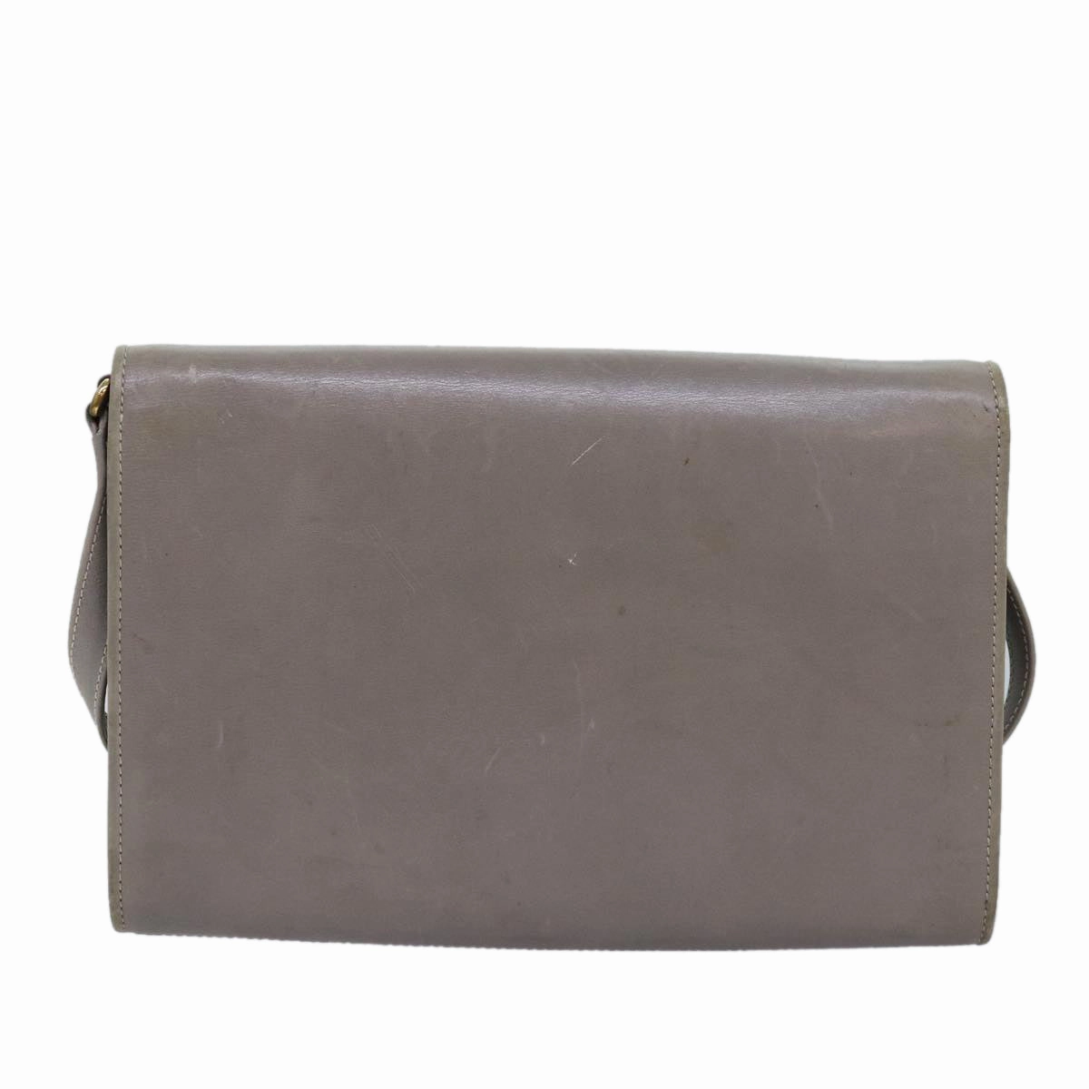GUCCI Shoulder Bag Leather Gray 004 406 2008  77459