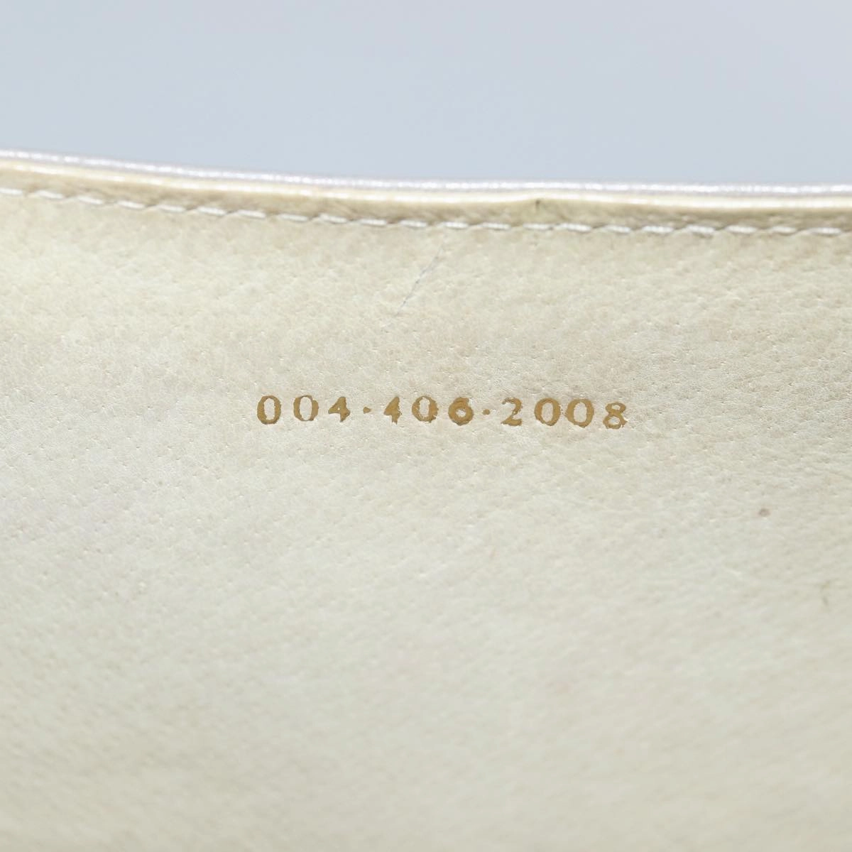GUCCI Shoulder Bag Leather Gray 004 406 2008  77459