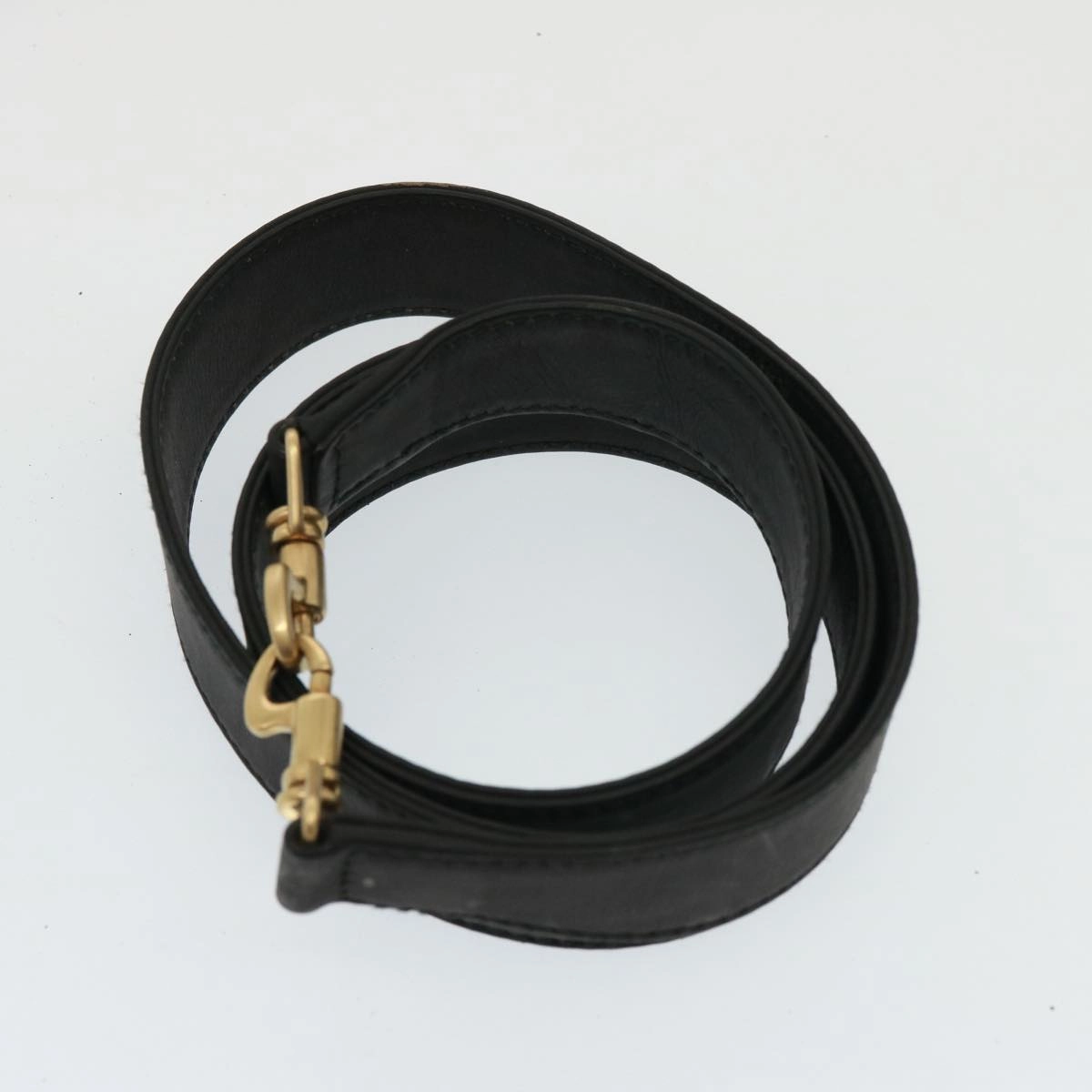 GUCCI Shoulder Bag Leather Suede 2way Black 001 2058 1638 0  78087