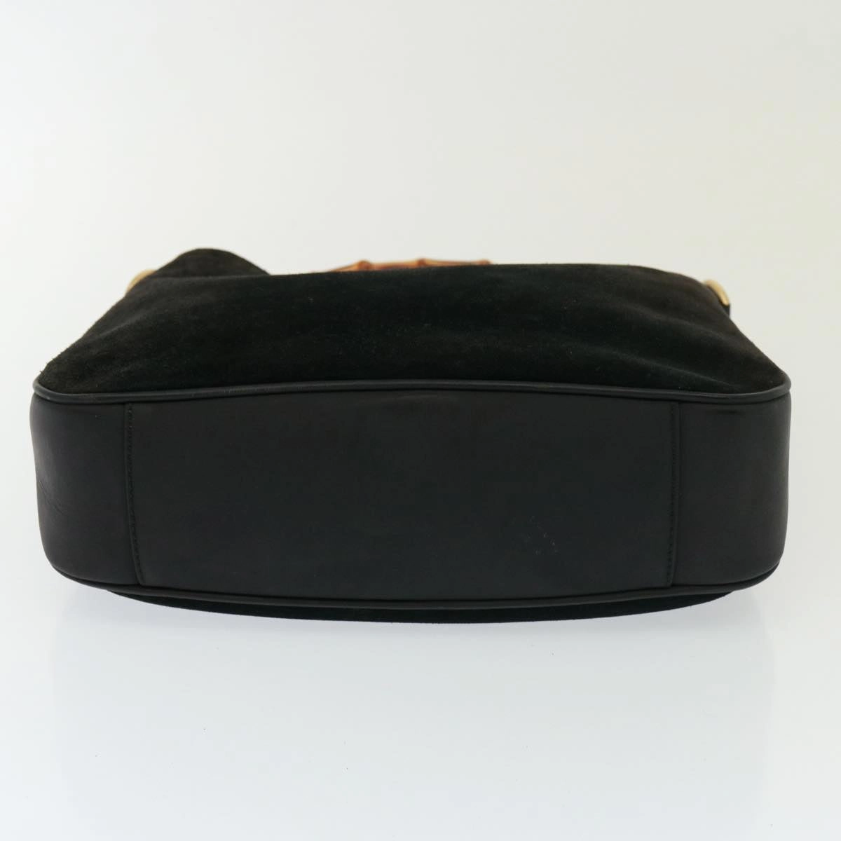 GUCCI Shoulder Bag Leather Suede 2way Black 001 2058 1638 0  78087