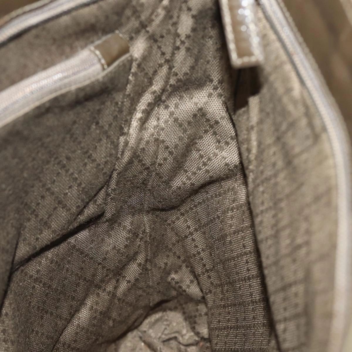 GUCCI Shoulder Bag Nylon Khaki 001 1095 1878  76119
