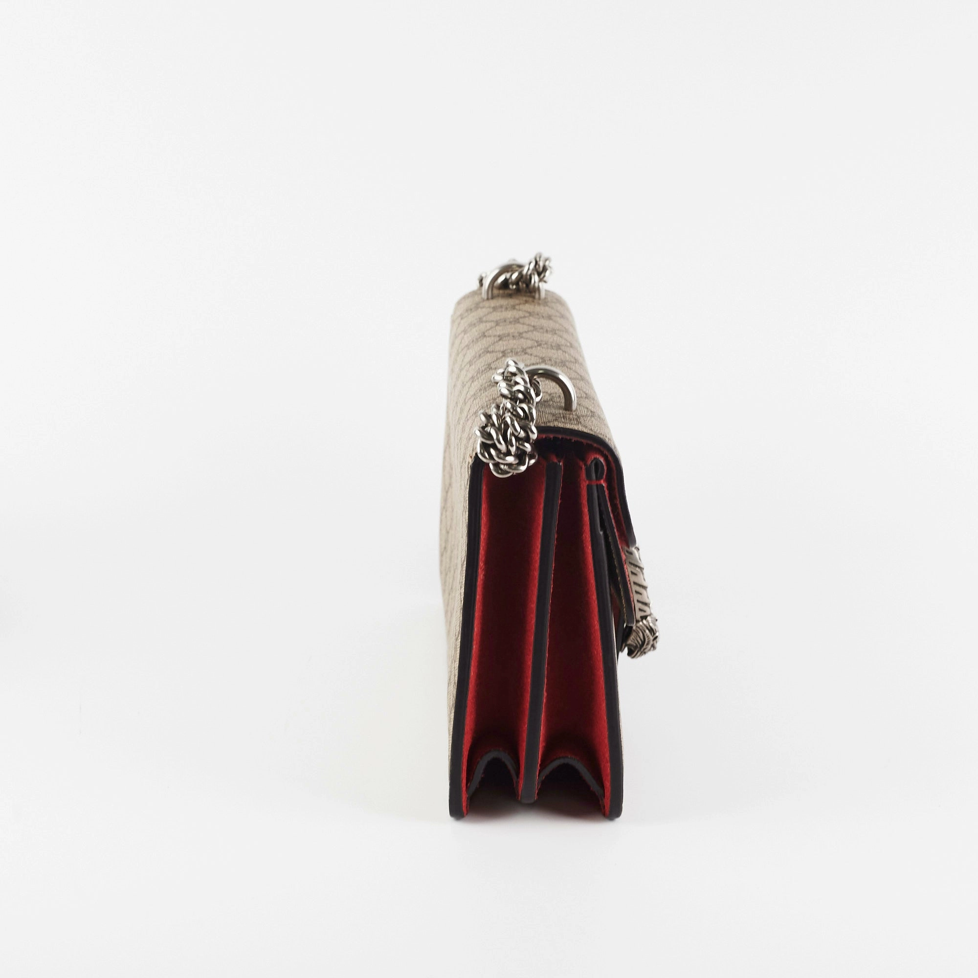 Gucci Small Dionysus Shoulder Bag Red