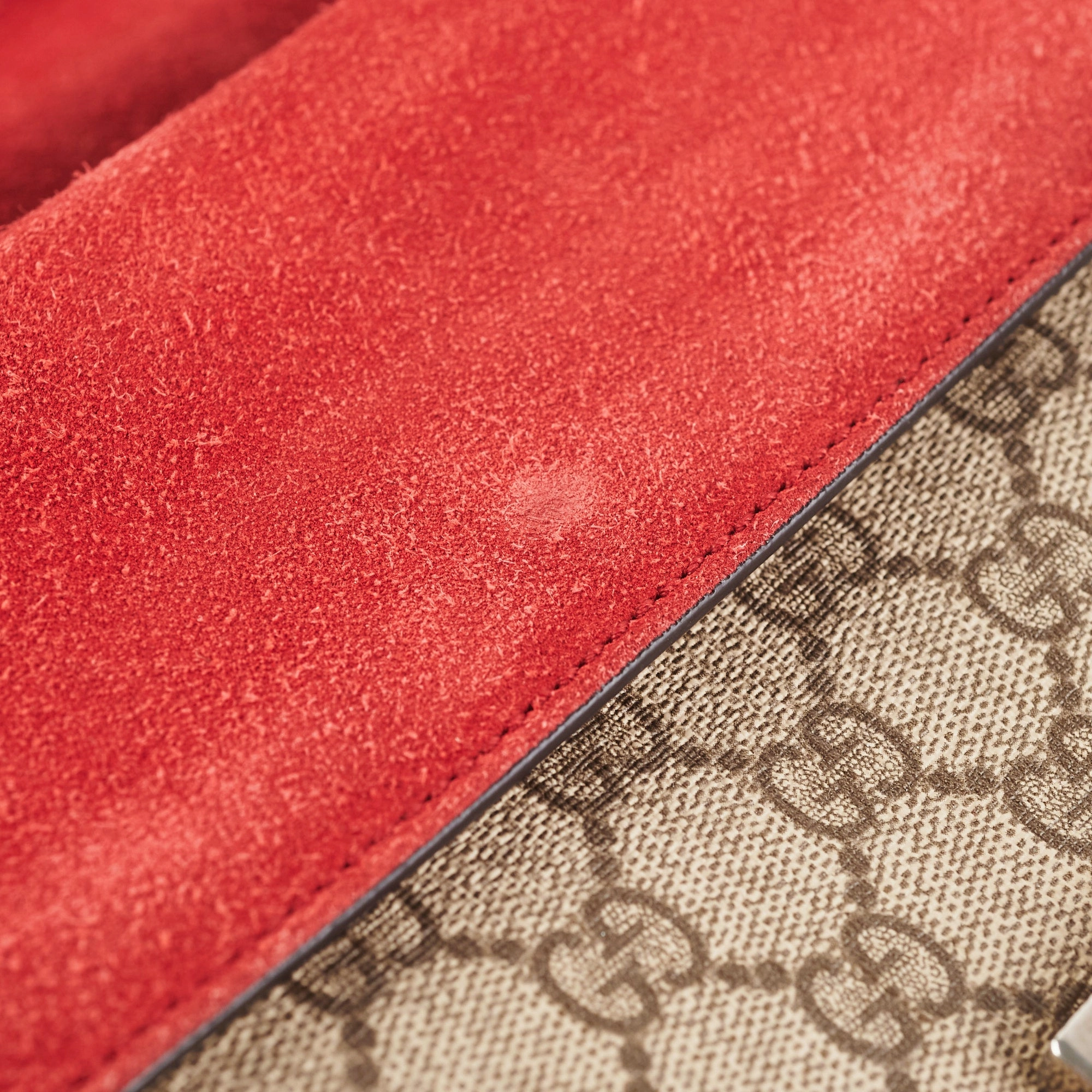 Gucci Small Dionysus Shoulder Bag Red