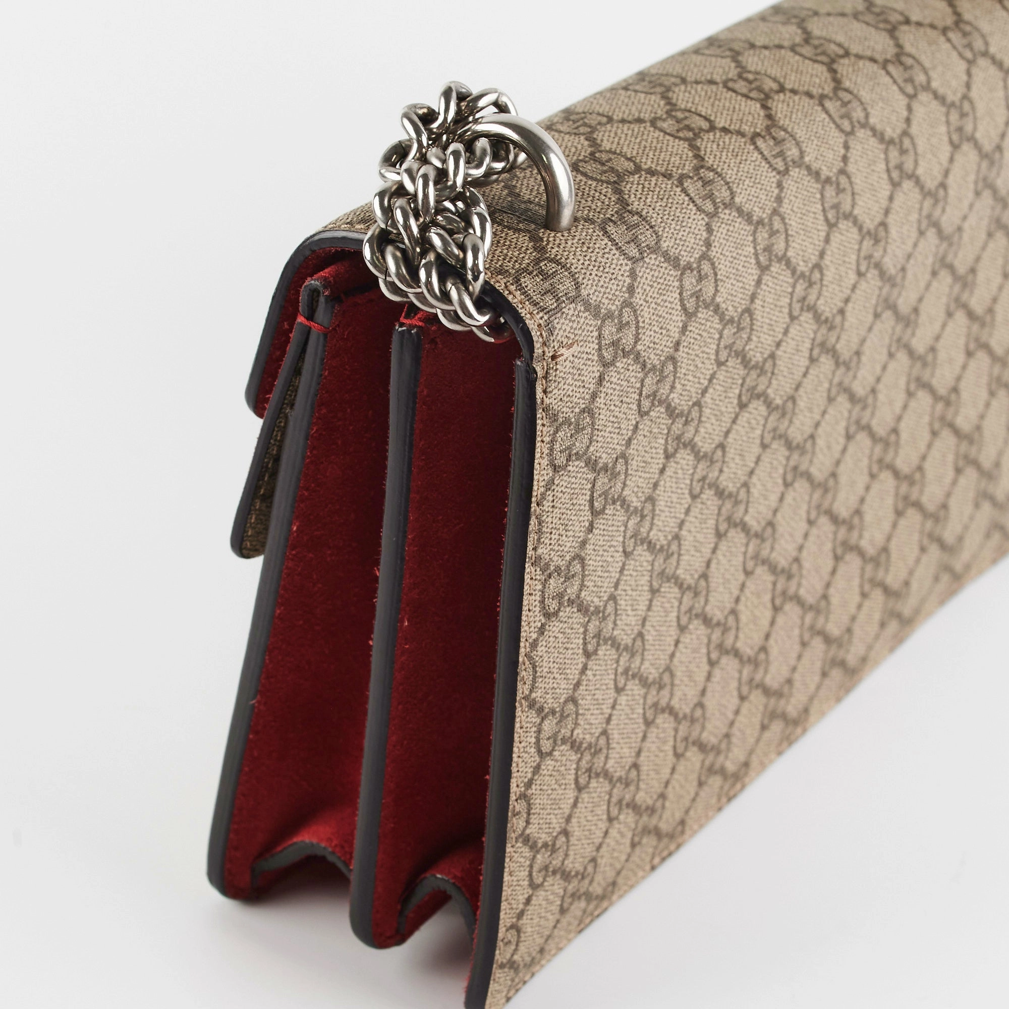 Gucci Small Dionysus Shoulder Bag Red