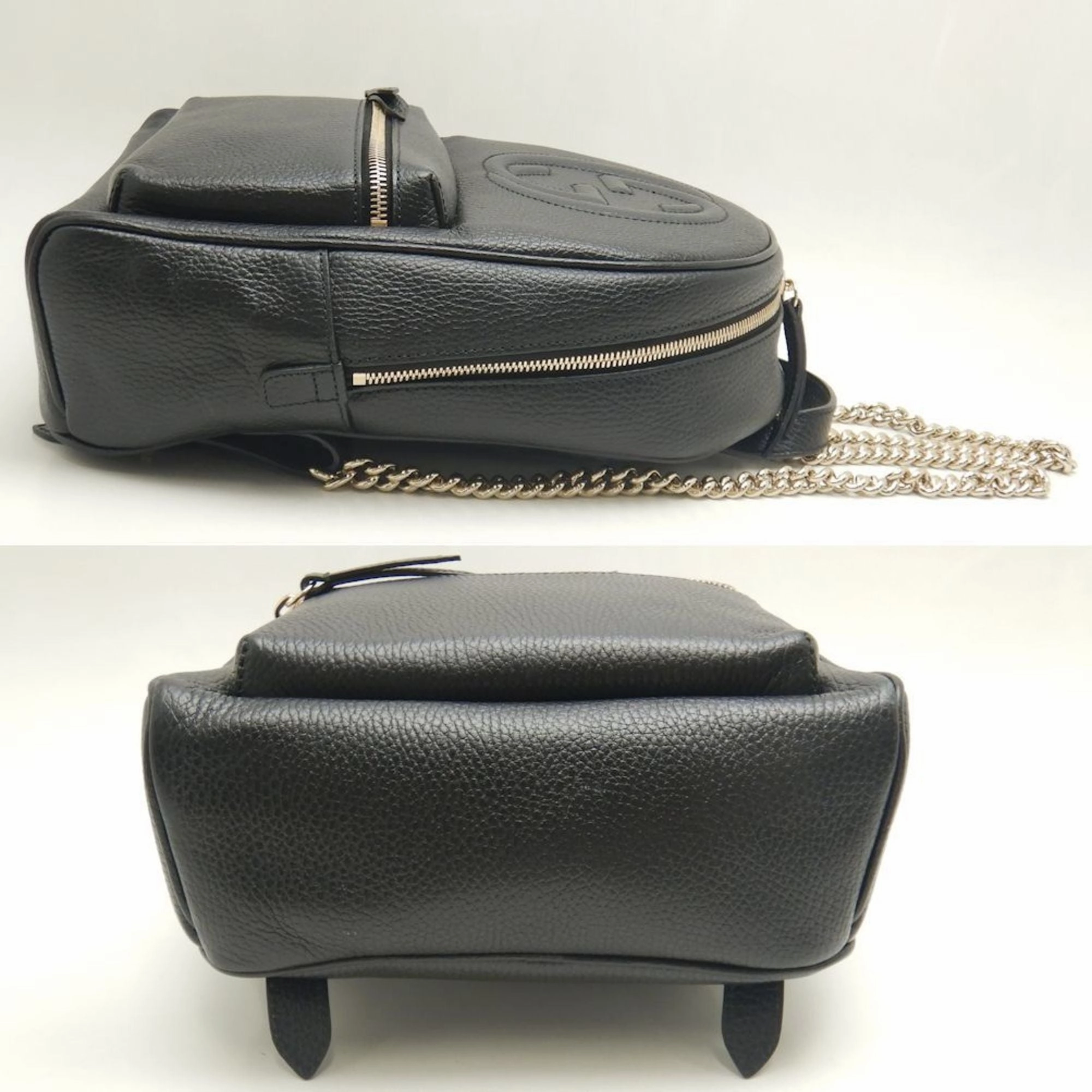 Gucci Soho  Leather Backpack (Pre-Owned)