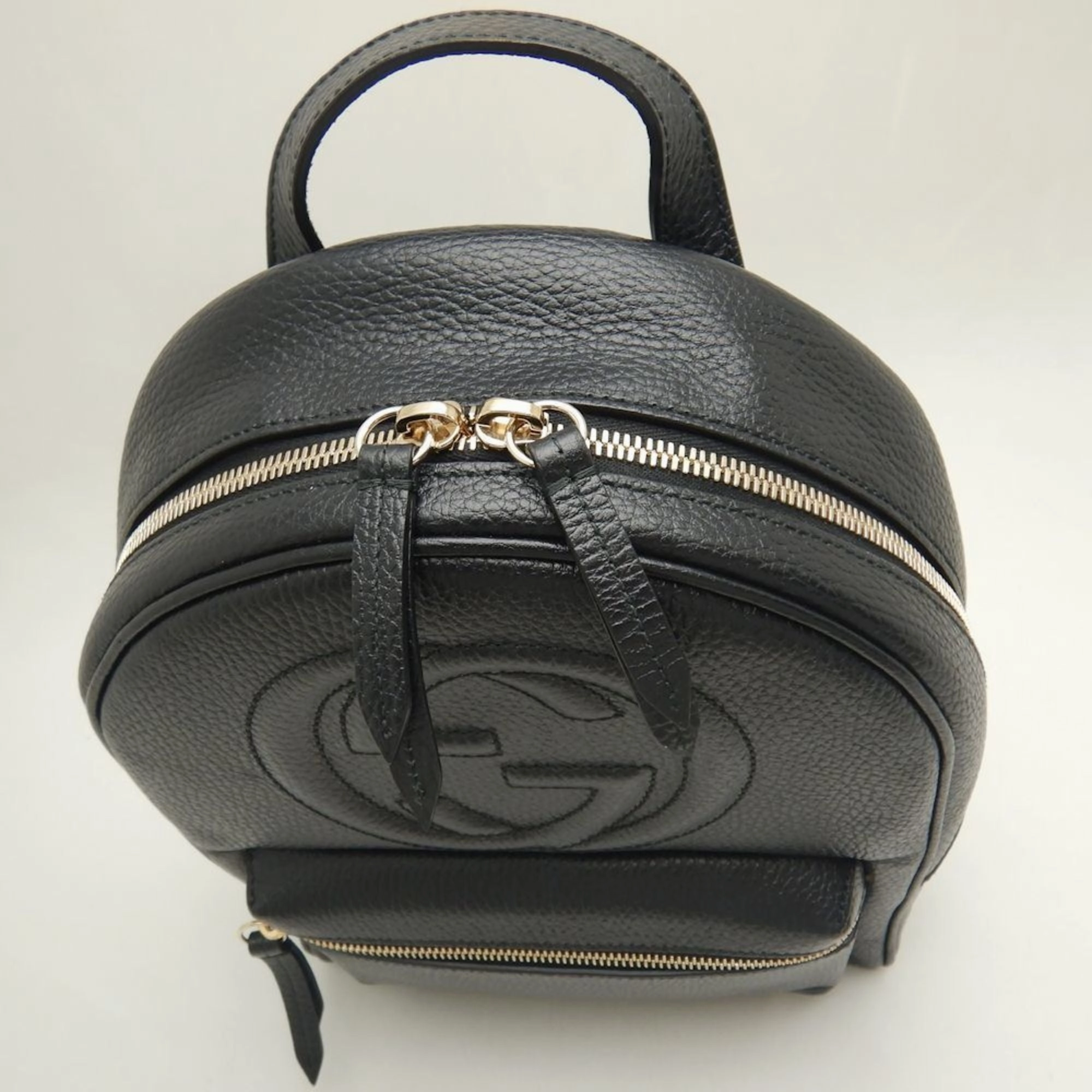 Gucci Soho  Leather Backpack (Pre-Owned)