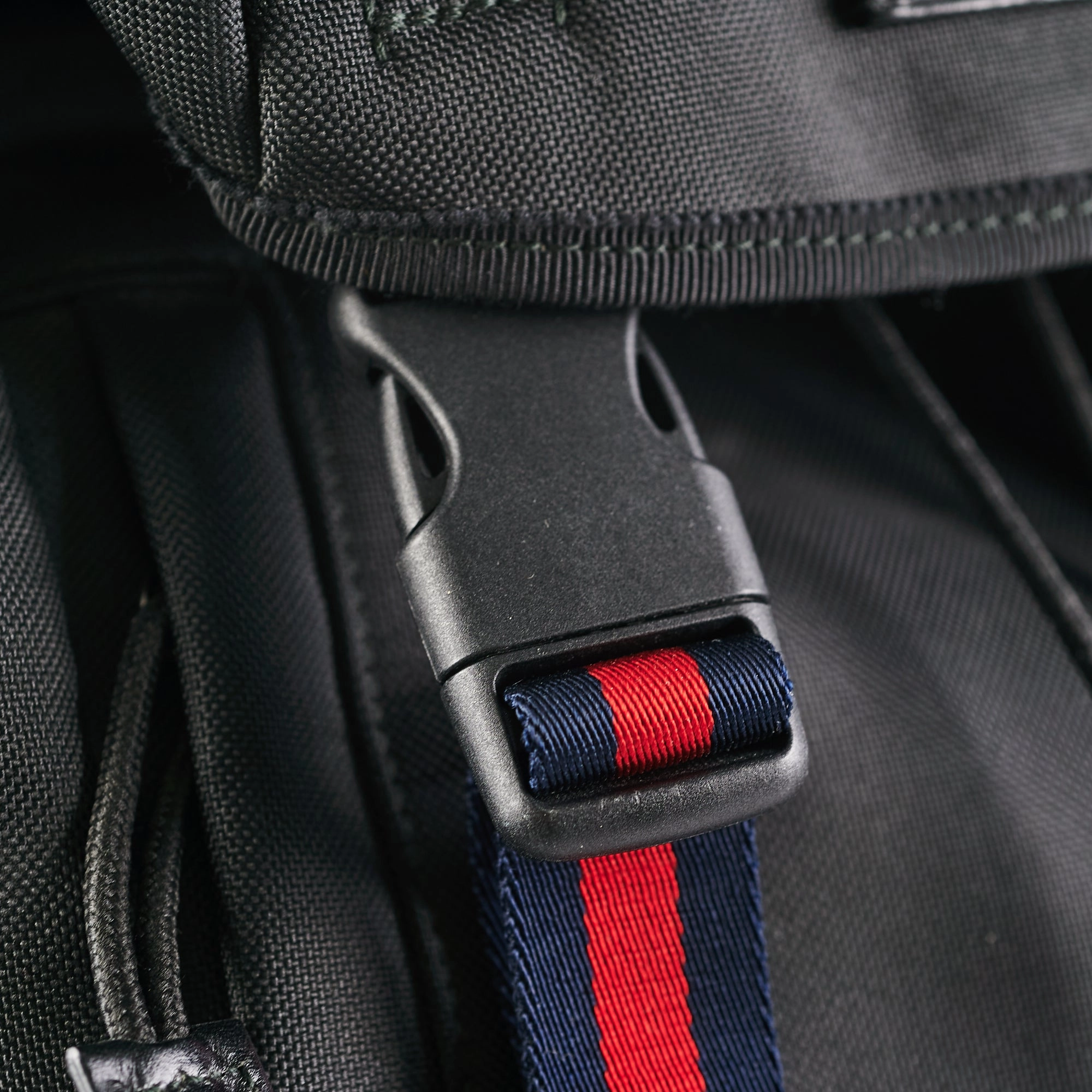 Gucci Techco Black Canvas Backpack