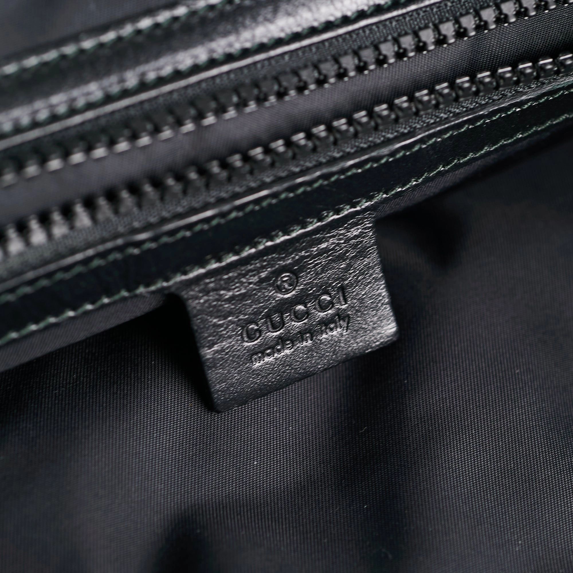 Gucci Techco Black Canvas Backpack