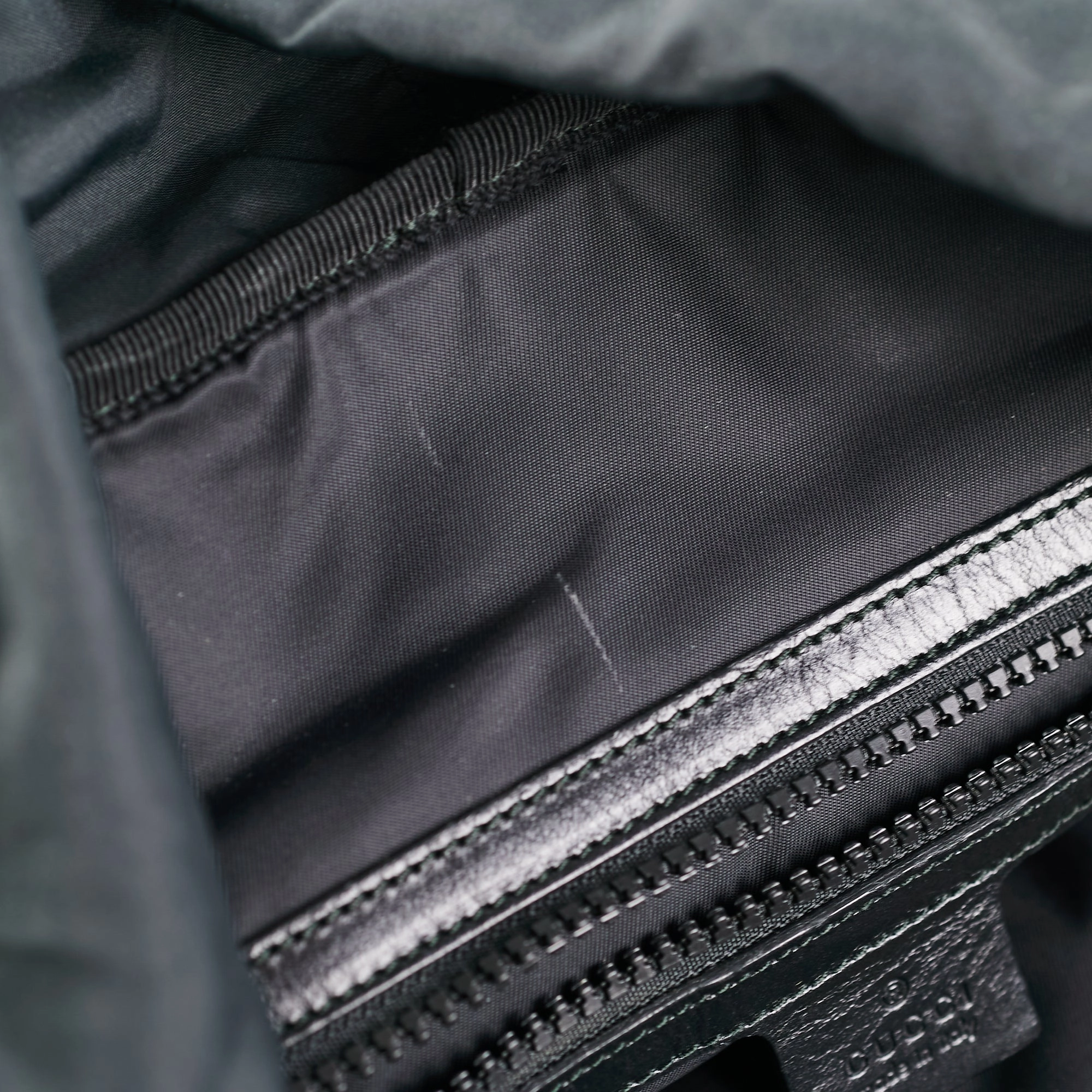 Gucci Techco Black Canvas Backpack