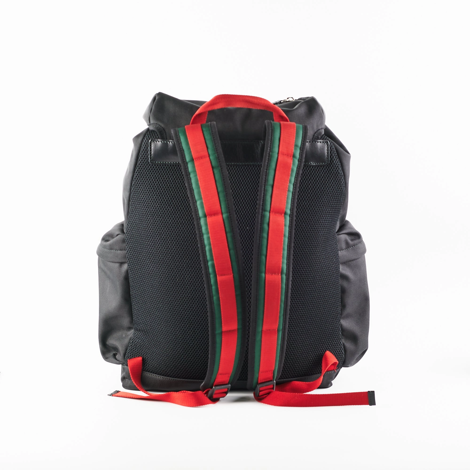 Gucci Techco Black Canvas Backpack