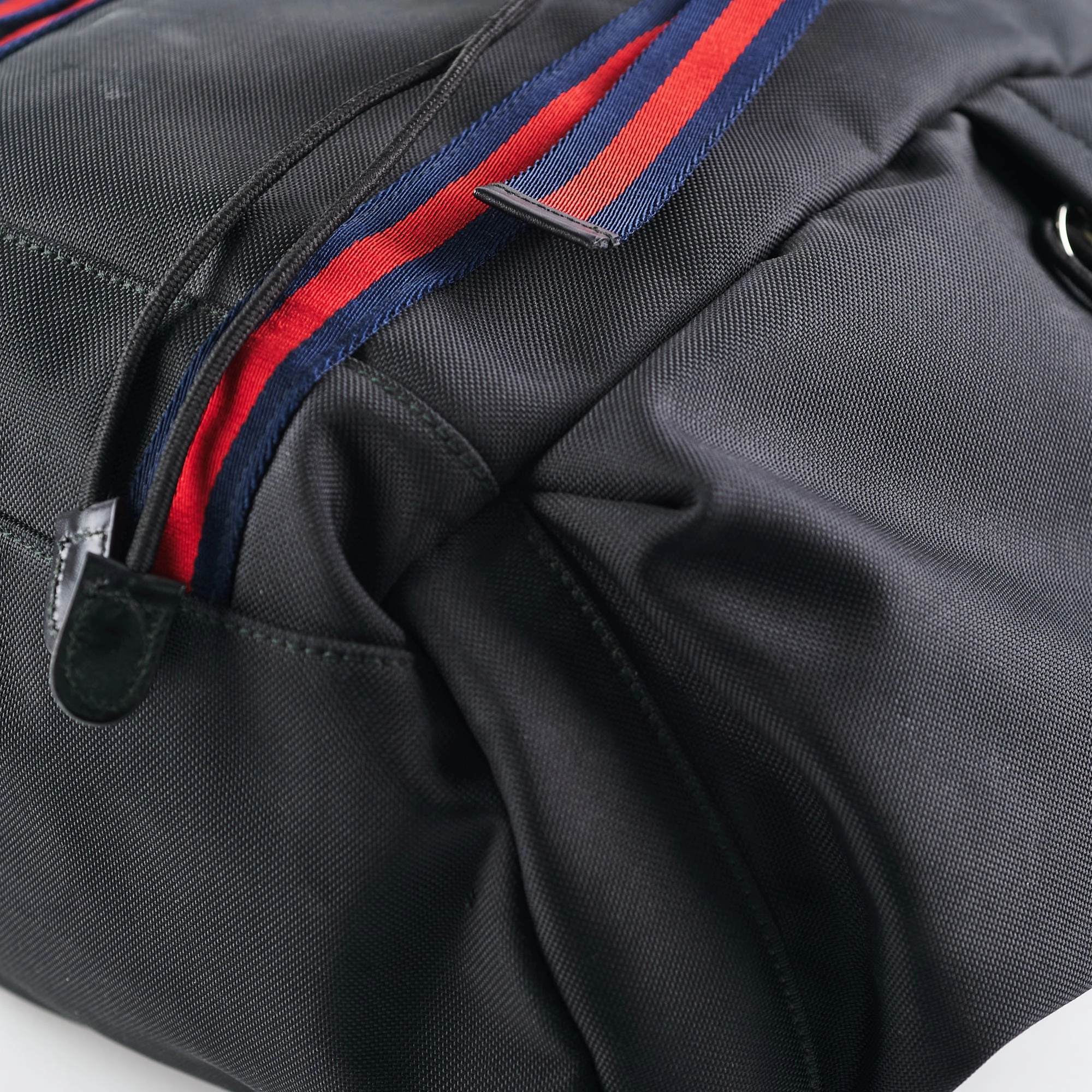 Gucci Techco Black Canvas Backpack