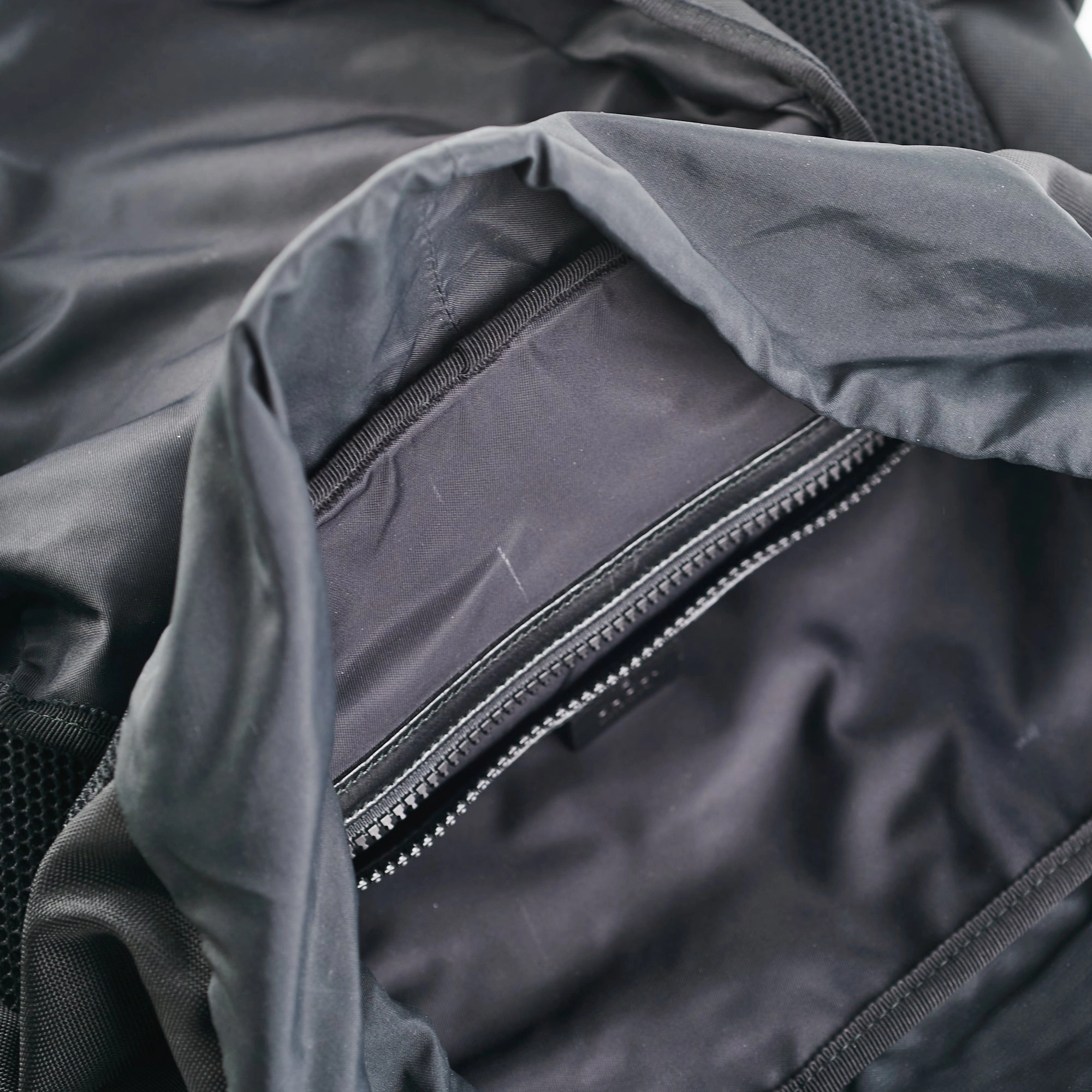 Gucci Techco Black Canvas Backpack