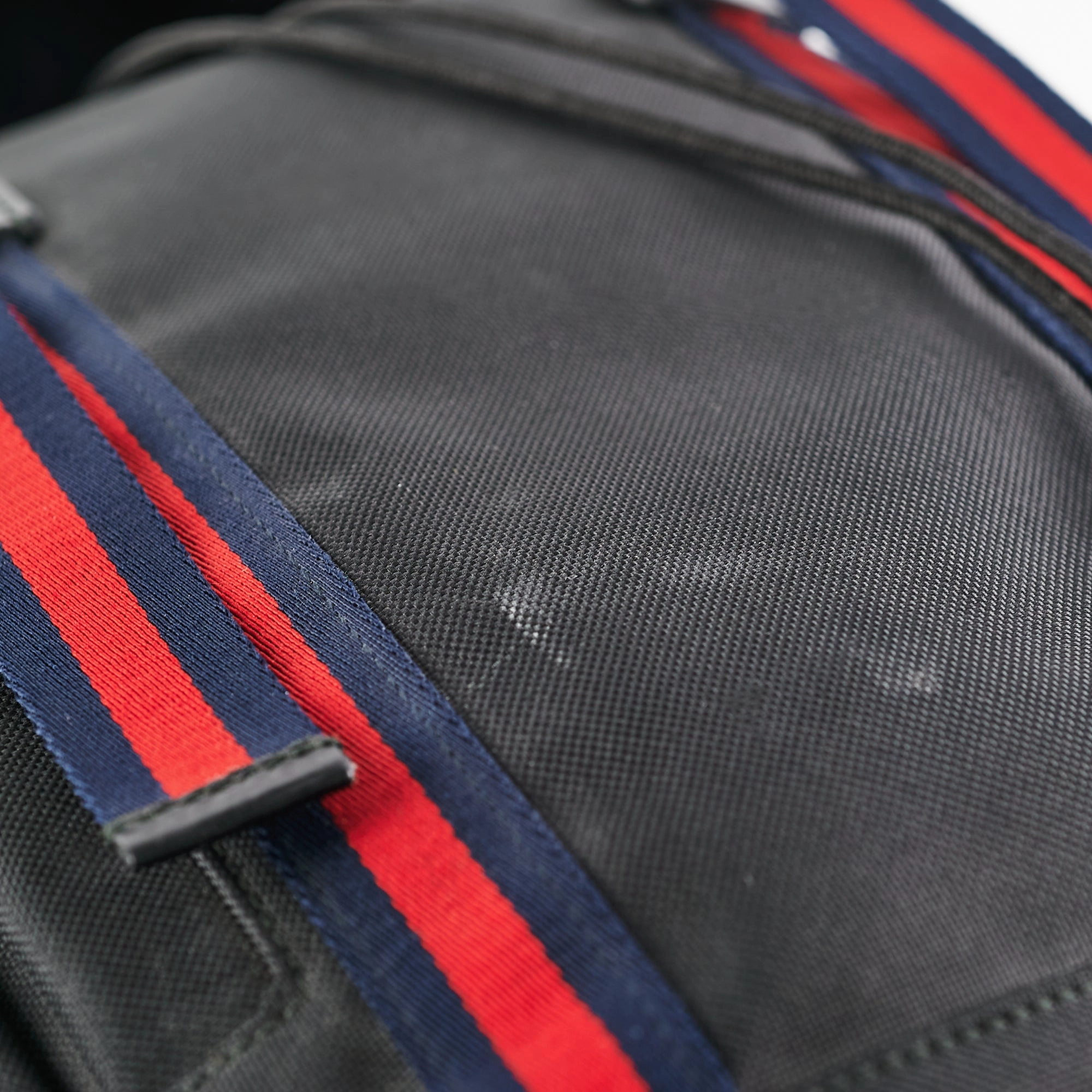Gucci Techco Black Canvas Backpack