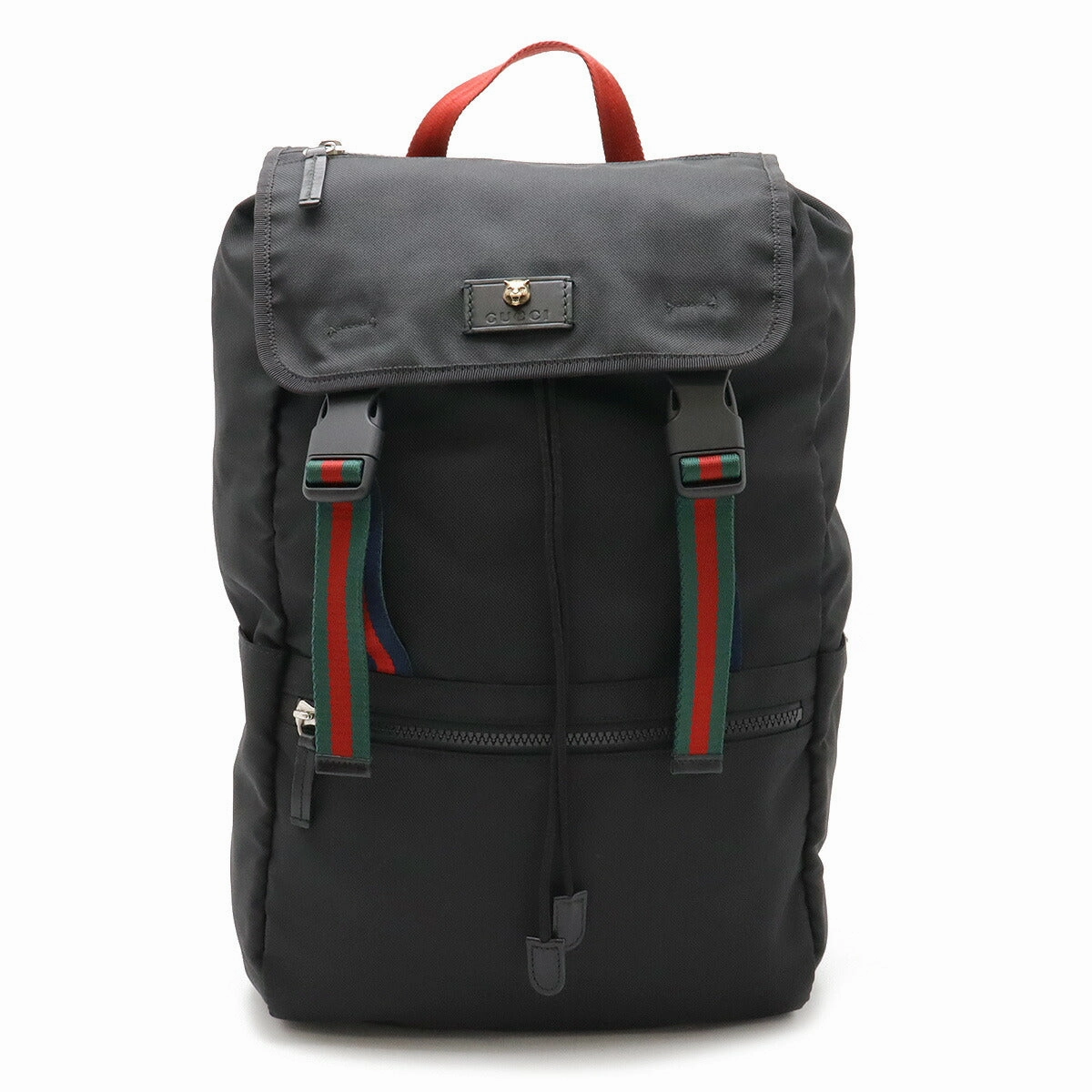 Gucci Techno Canvas Leather Backpack 450982