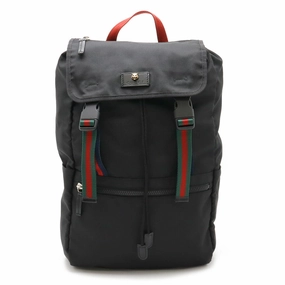 Gucci Techno Canvas Leather Backpack 450982