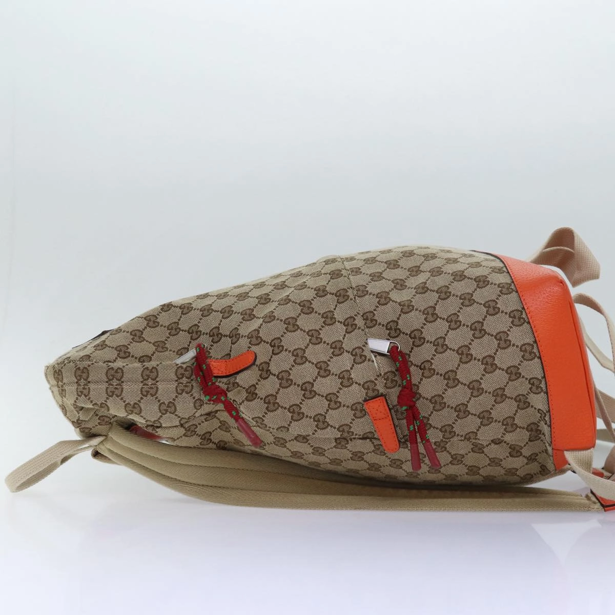 GUCCI THE NORTH FACE GG Backpack Beige Orange 650288 GY5TN 8893  83811