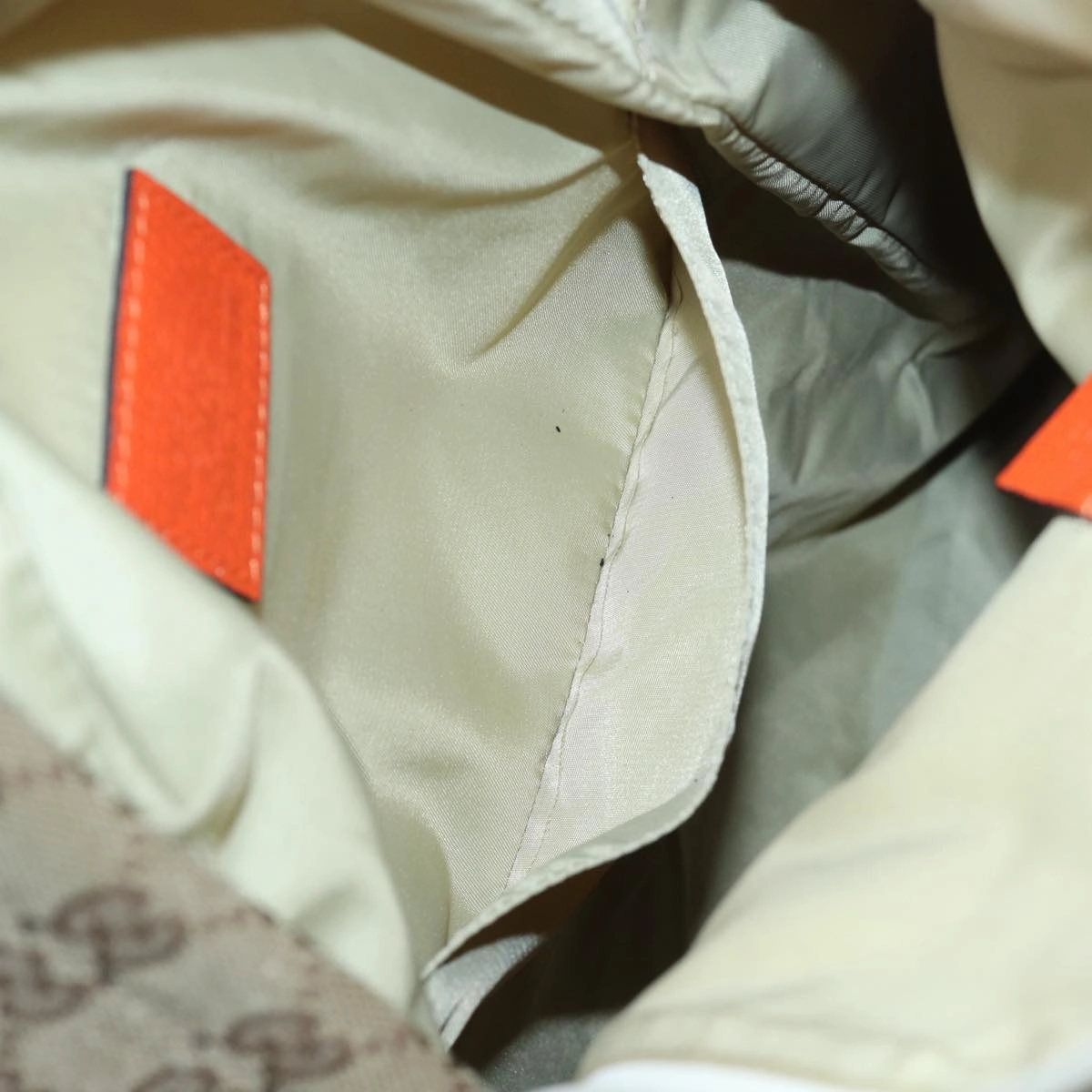 GUCCI THE NORTH FACE GG Backpack Beige Orange 650288 GY5TN 8893  83811