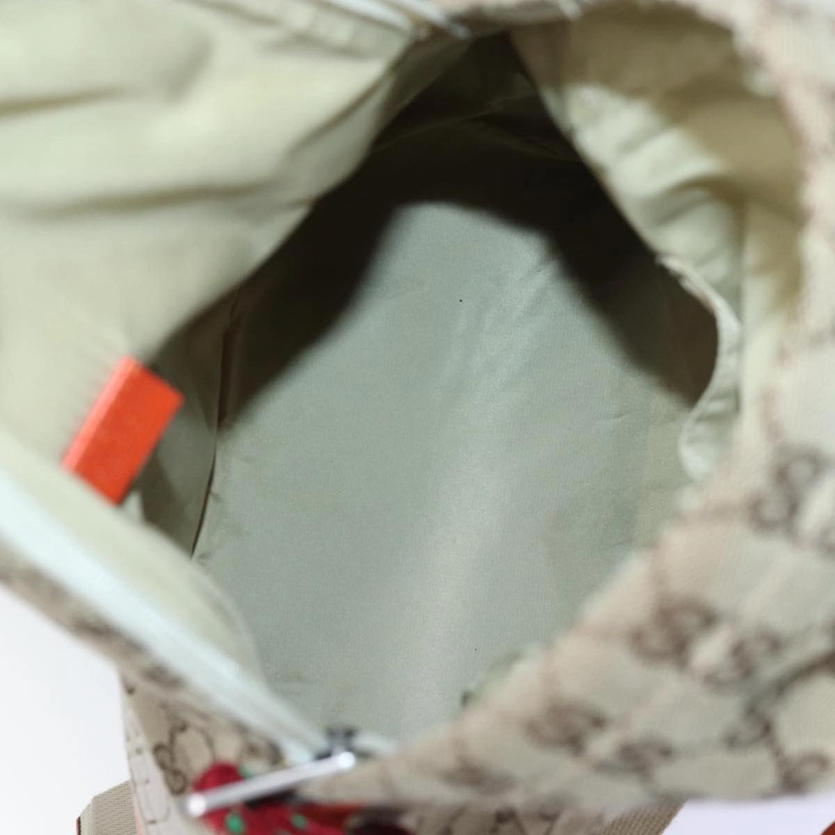 GUCCI THE NORTH FACE GG Backpack Beige Orange 650288 GY5TN 8893  83811