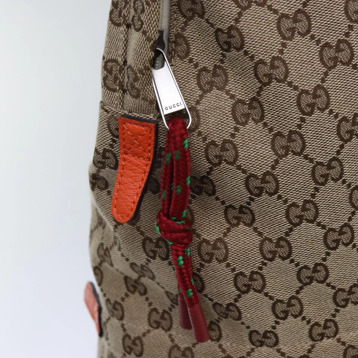 GUCCI THE NORTH FACE GG Backpack Beige Orange 650288 GY5TN 8893  83811