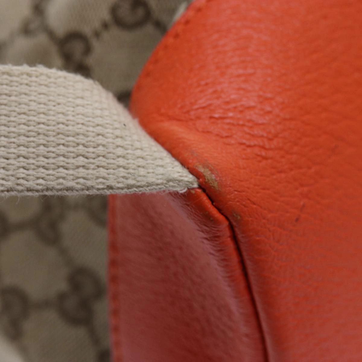 GUCCI THE NORTH FACE GG Backpack Beige Orange 650288 GY5TN 8893  83811