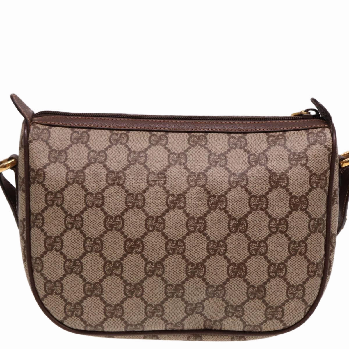 GUCCI Web Sherry Line GG Supreme Shoulder Bag Red Beige 89 02 032  13114