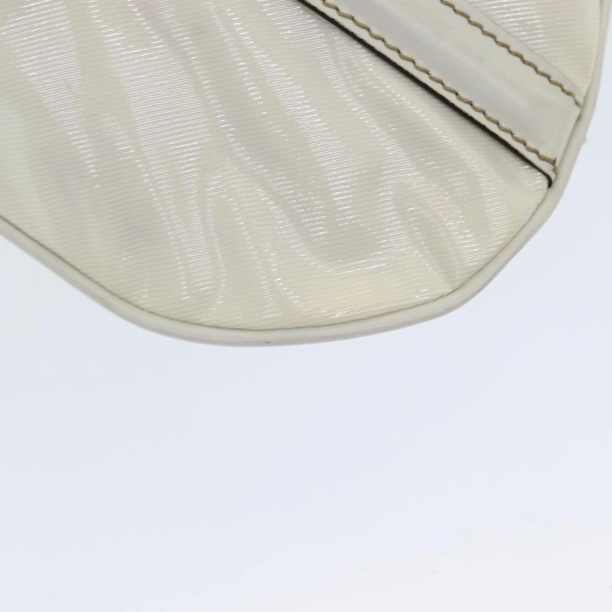GUCCI Web Sherry Line Shoulder Bag Coated Canvas White Red 162740  ep4886