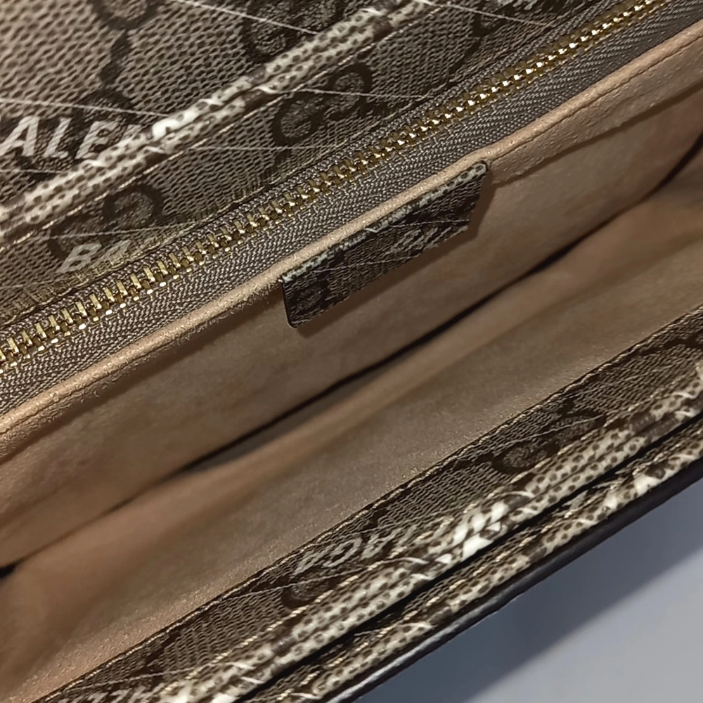 Gucci X Balenciaga Hacker Project 1955 Horsebit Shoulder Bag (602204) (10048220)