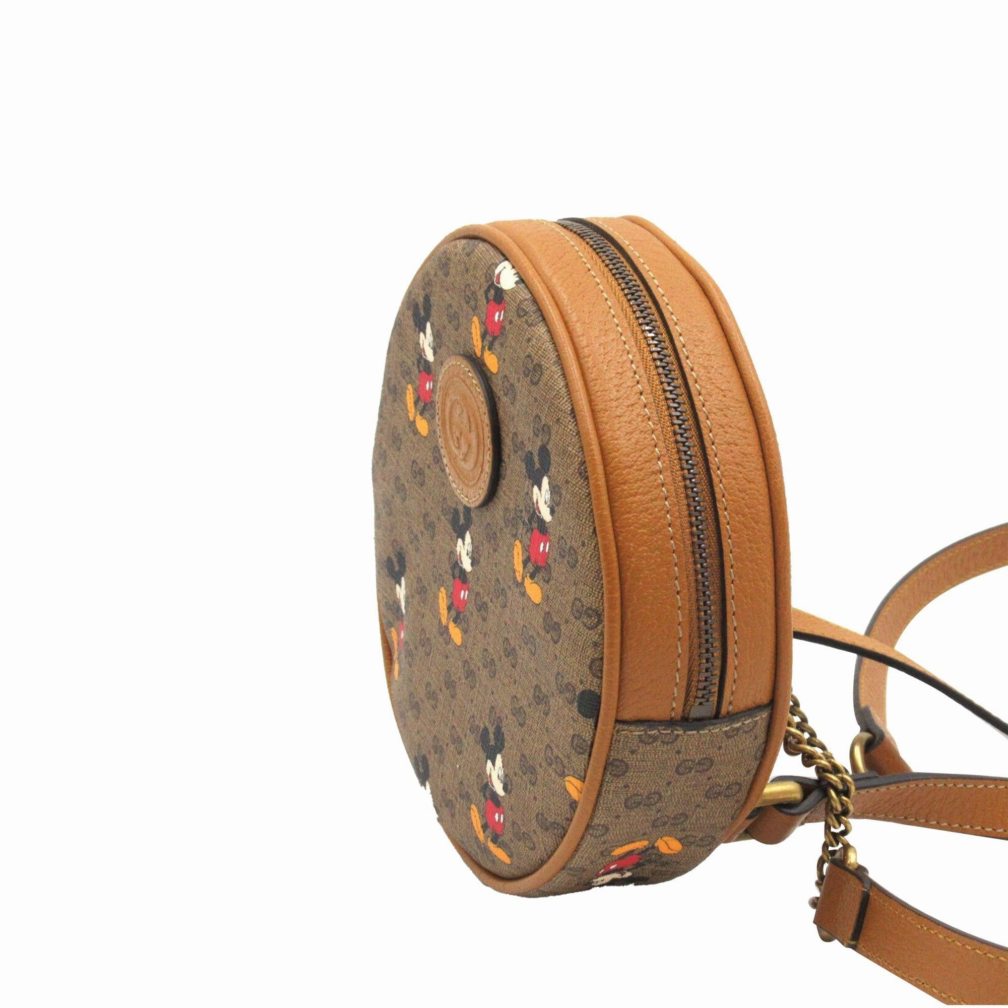 Gucci x Disney Micro GG Round Backpack (SHG-pQVhxw)