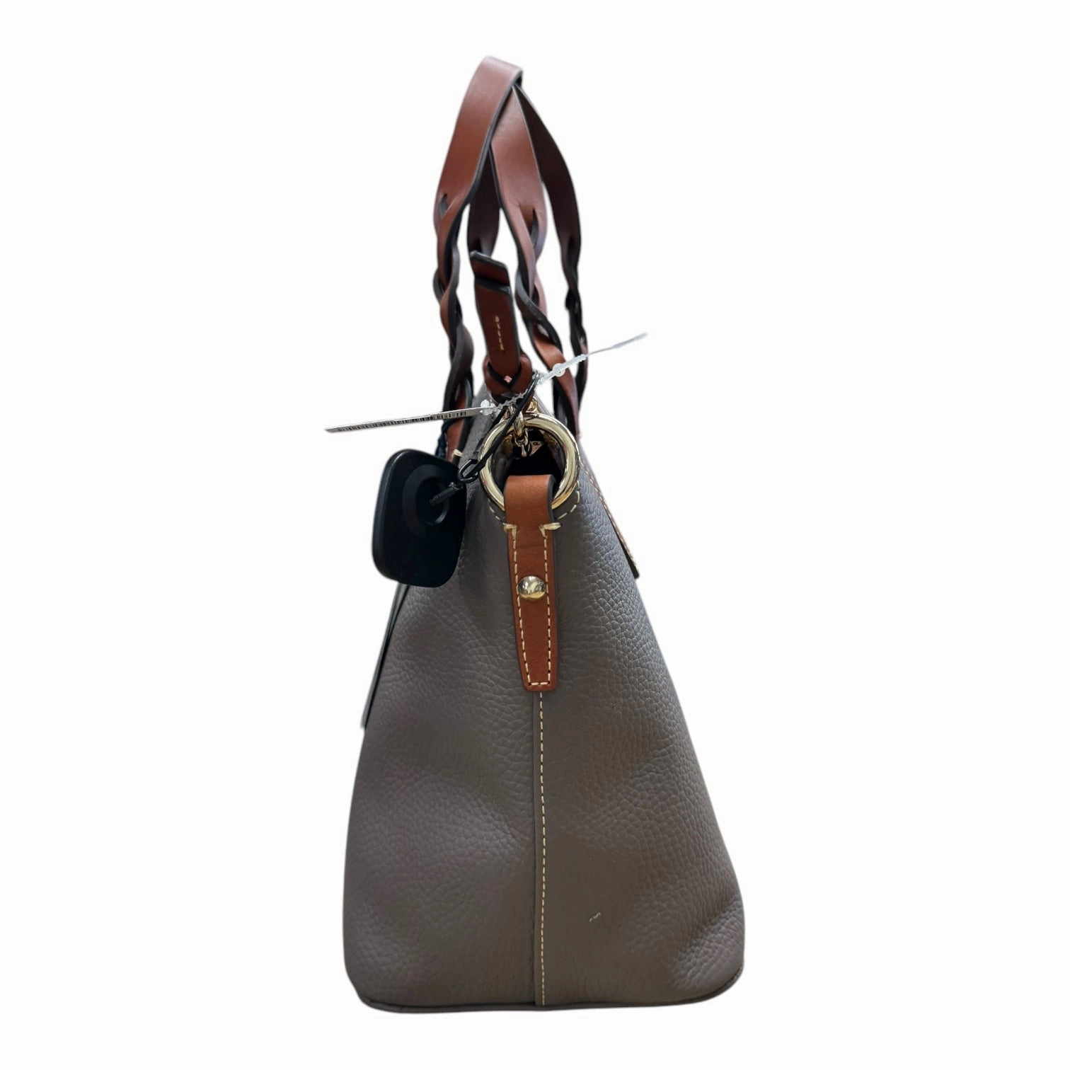 Handbag Designer By Dooney And Bourke In Taupe, Size:Medium
