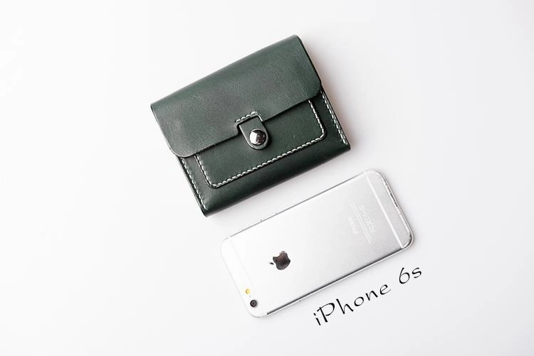 Handmade Leather Mens Cool billfold Wallet Card Holder Small Card Wallets for Men Women