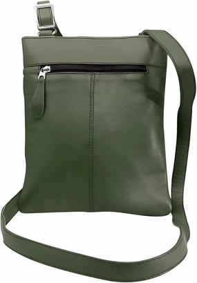 Handmade Real Leather Cross Body Bag Messenger Bag Soft Shoulder Bag Organizer For Ladies Mens Unisex New
