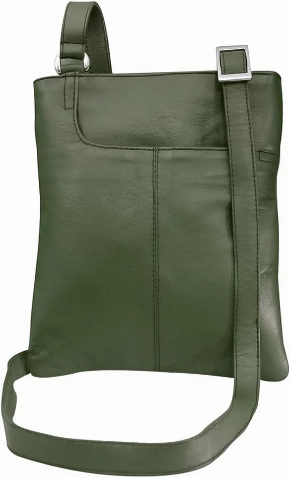 Handmade Real Leather Cross Body Bag Messenger Bag Soft Shoulder Bag Organizer For Ladies Mens Unisex New