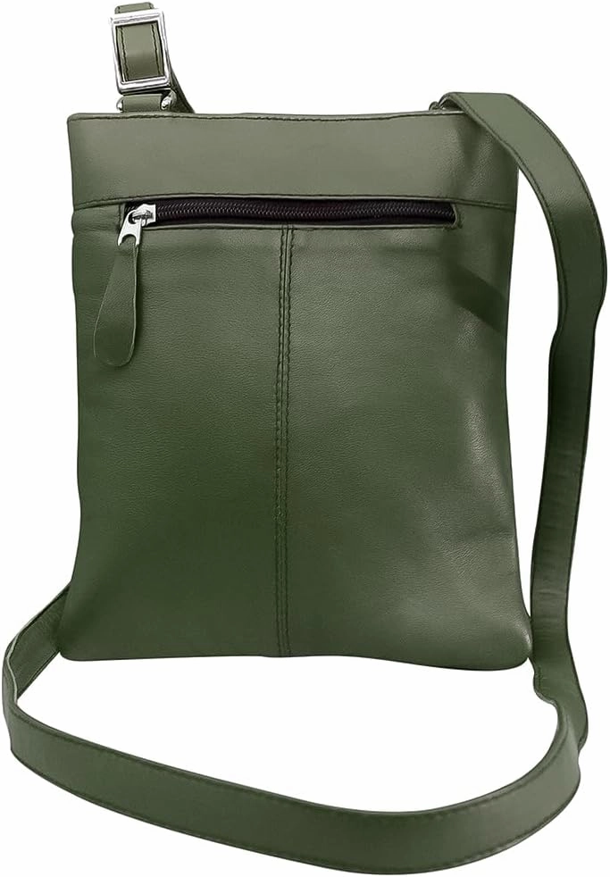 Handmade Real Leather Cross Body Bag Messenger Bag Soft Shoulder Bag Organizer For Ladies Mens Unisex New