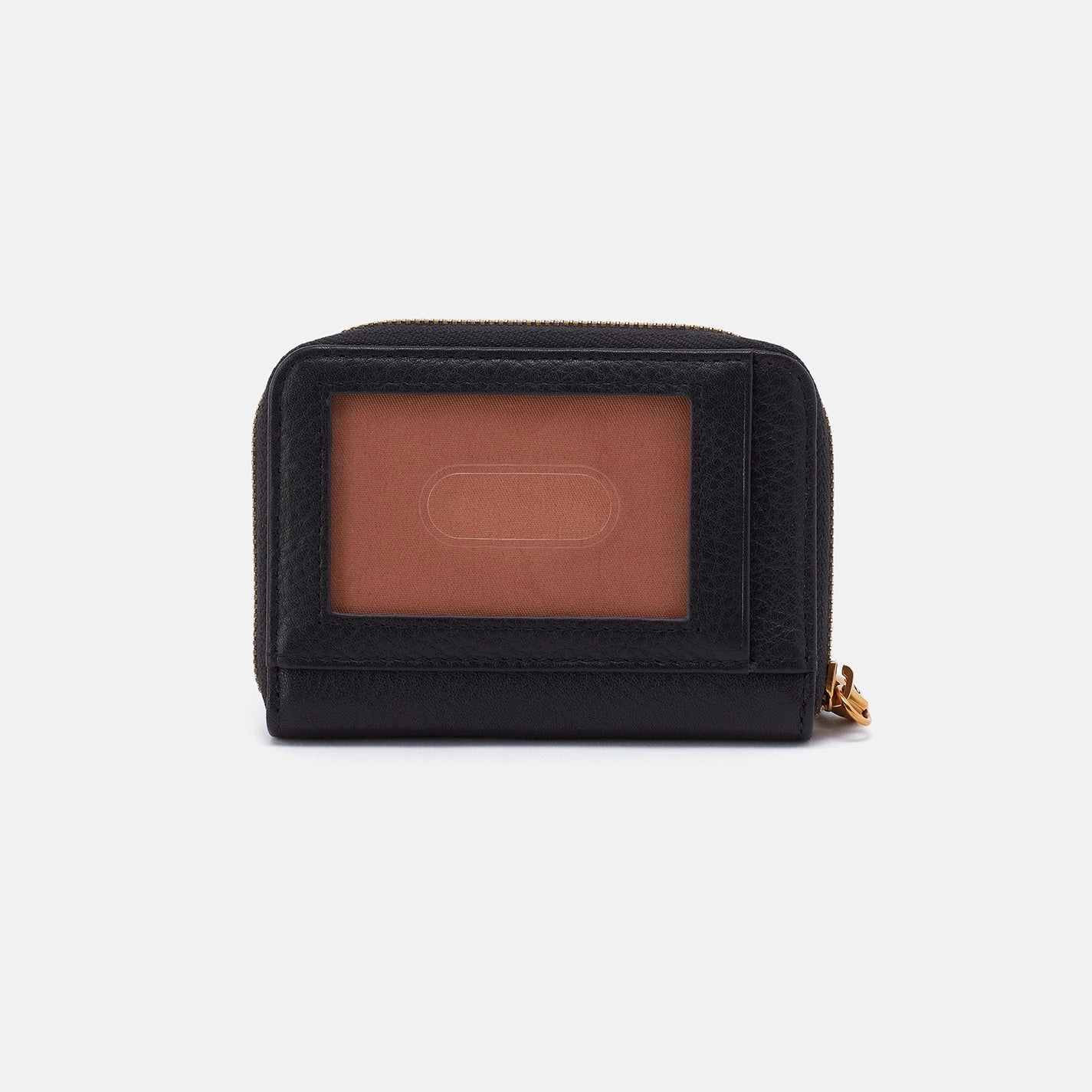 Hart Card Case In Pebbled Leather - Black