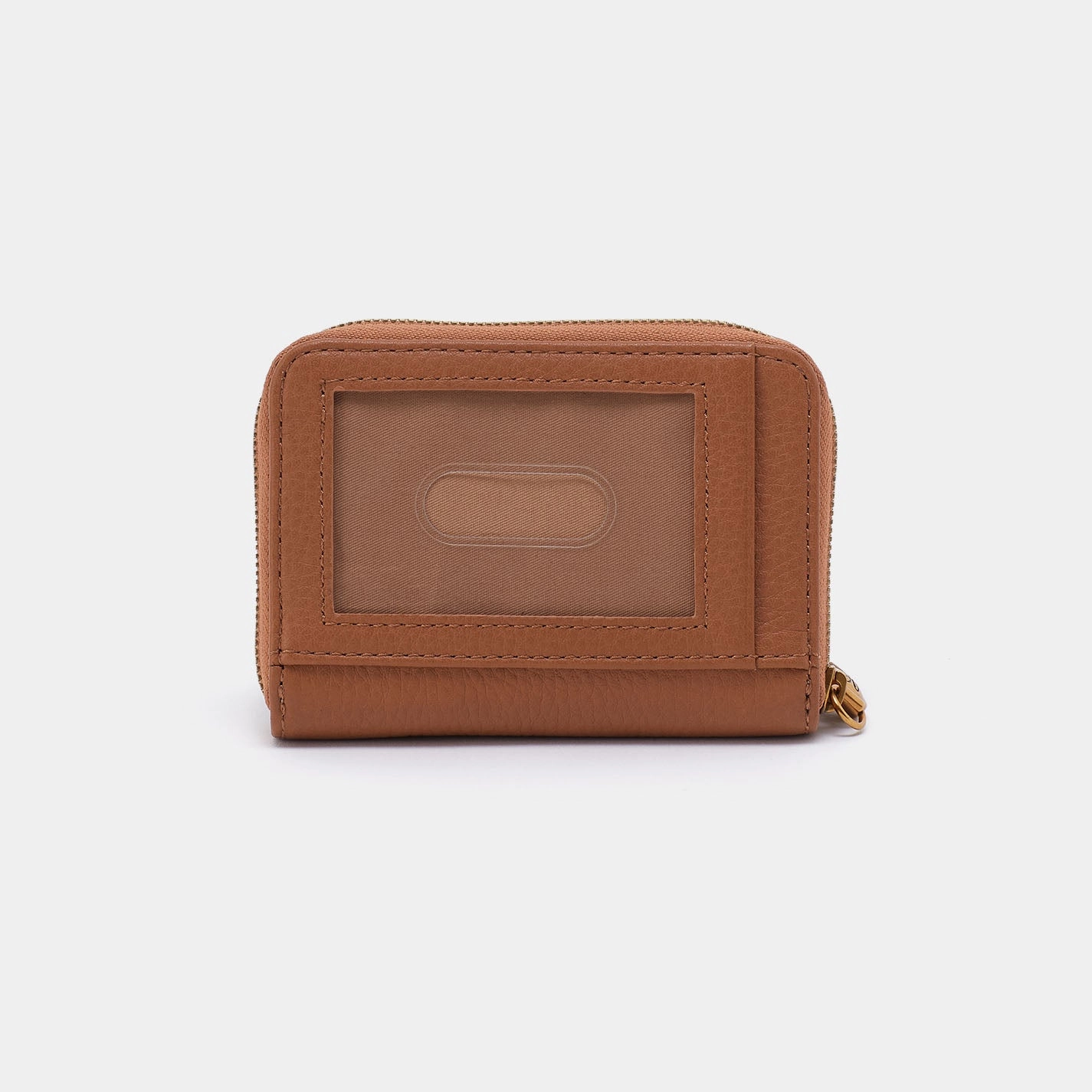 Hart Card Case In Pebbled Leather - Warm Honey