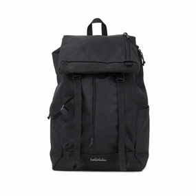 HELLOLULU Gio Utility Flap Backpack L Char.Black