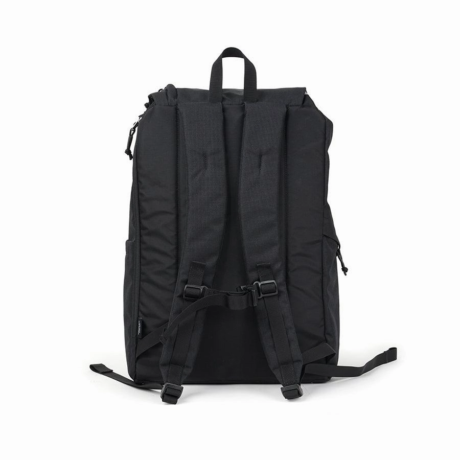 HELLOLULU Gio Utility Flap Backpack L Char.Black