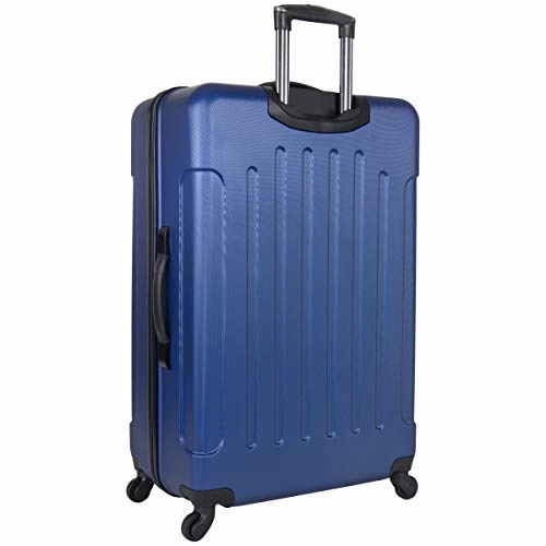 Heritage Travelware Lincoln Park 29" Hardside Lightweight 4-Wheel Spinner Checked Luggage, Cobalt
