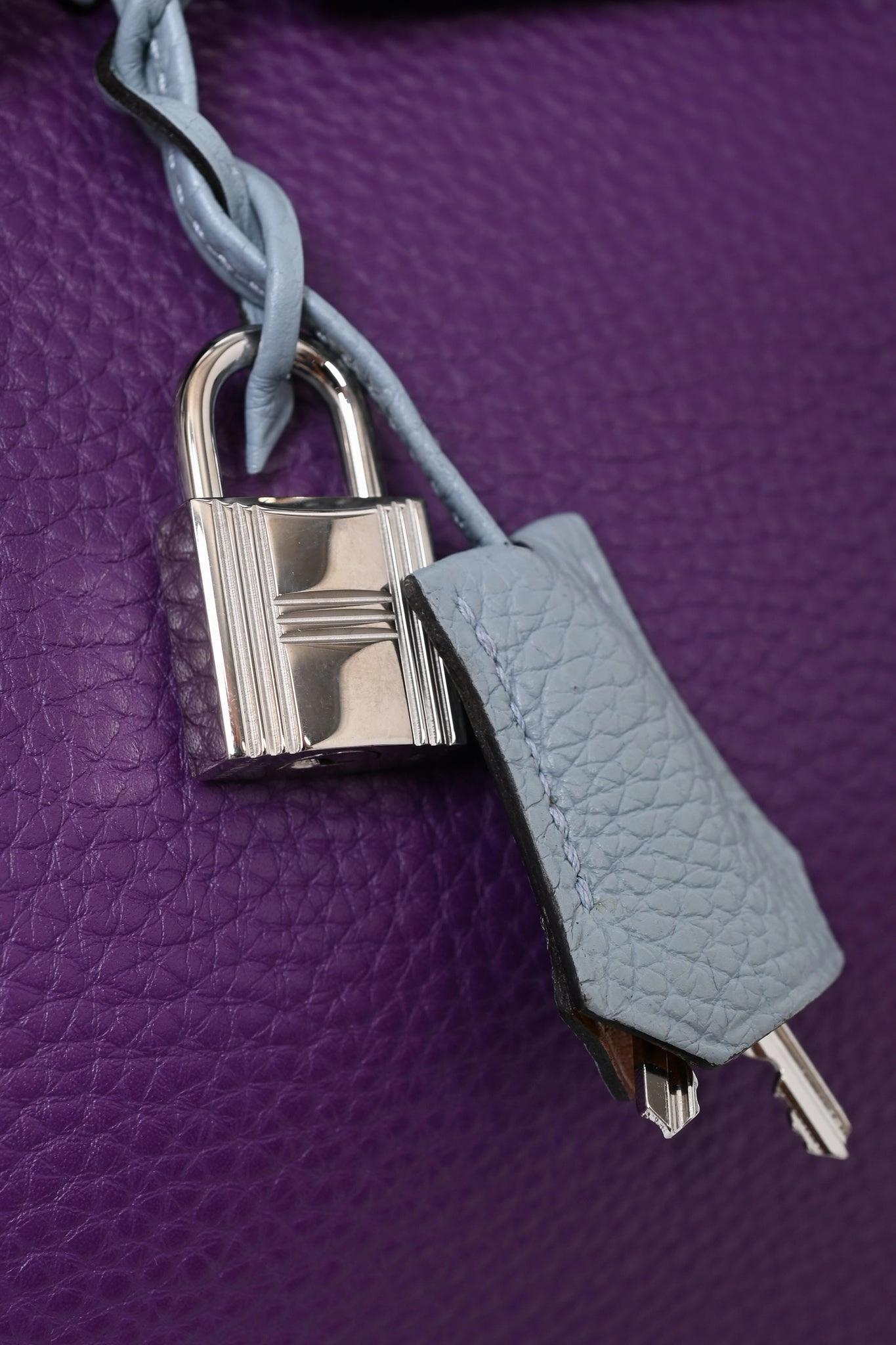 Hermes 2012 Clemence Leather Arlequin Birkin 35