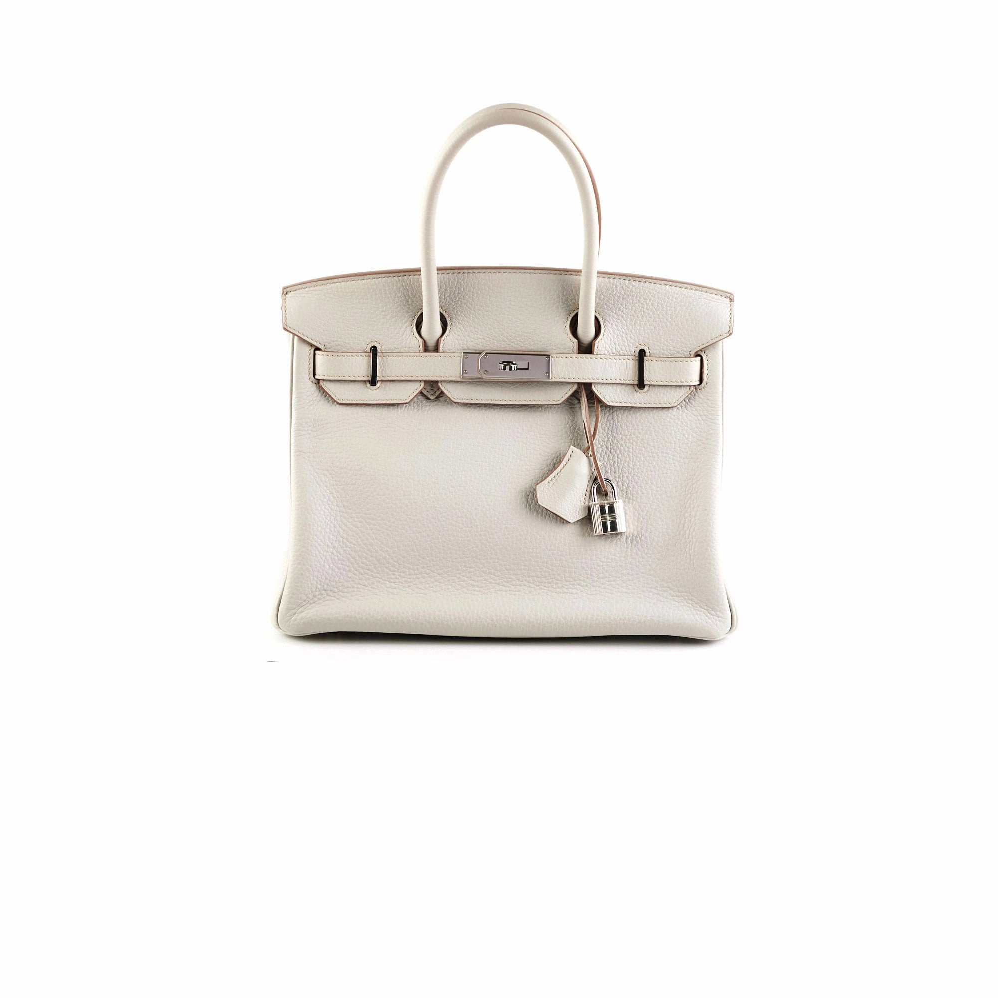 Hermes Birkin 30 Gris Perle Stamp P Square (2012)