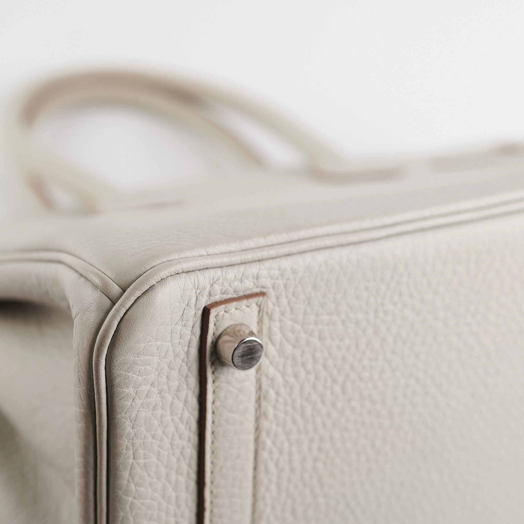 Hermes Birkin 30 Gris Perle Stamp P Square (2012)