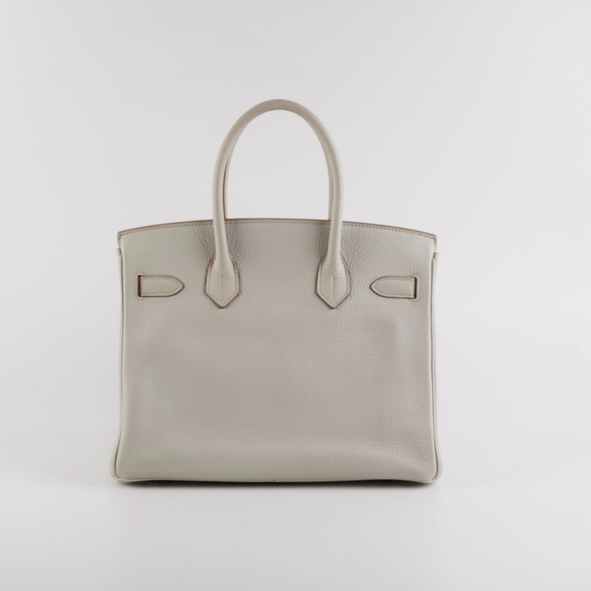 Hermes Birkin 30 Gris Perle Stamp P Square (2012)