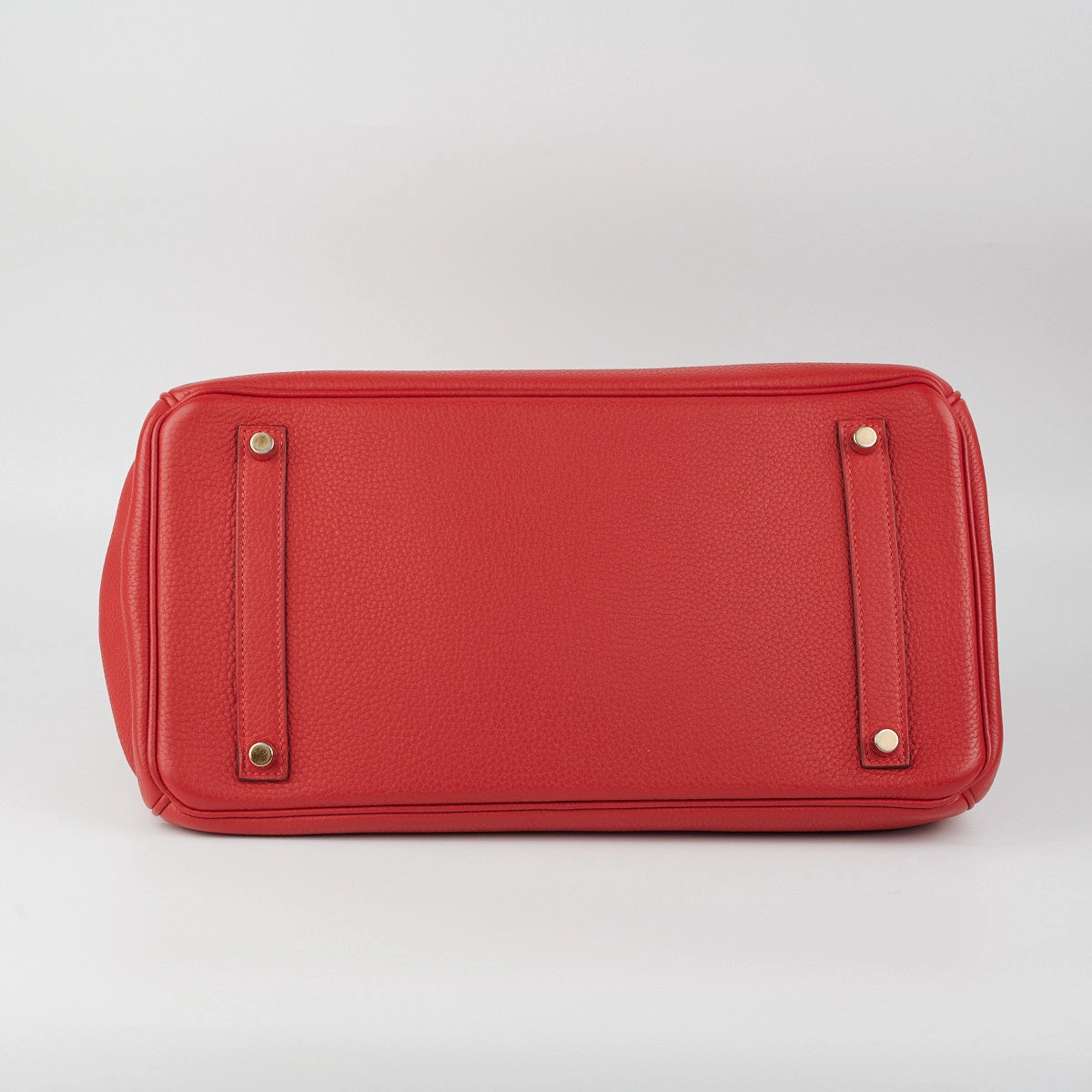 Hermes Birkin 35 Clemence Red - T Stamp