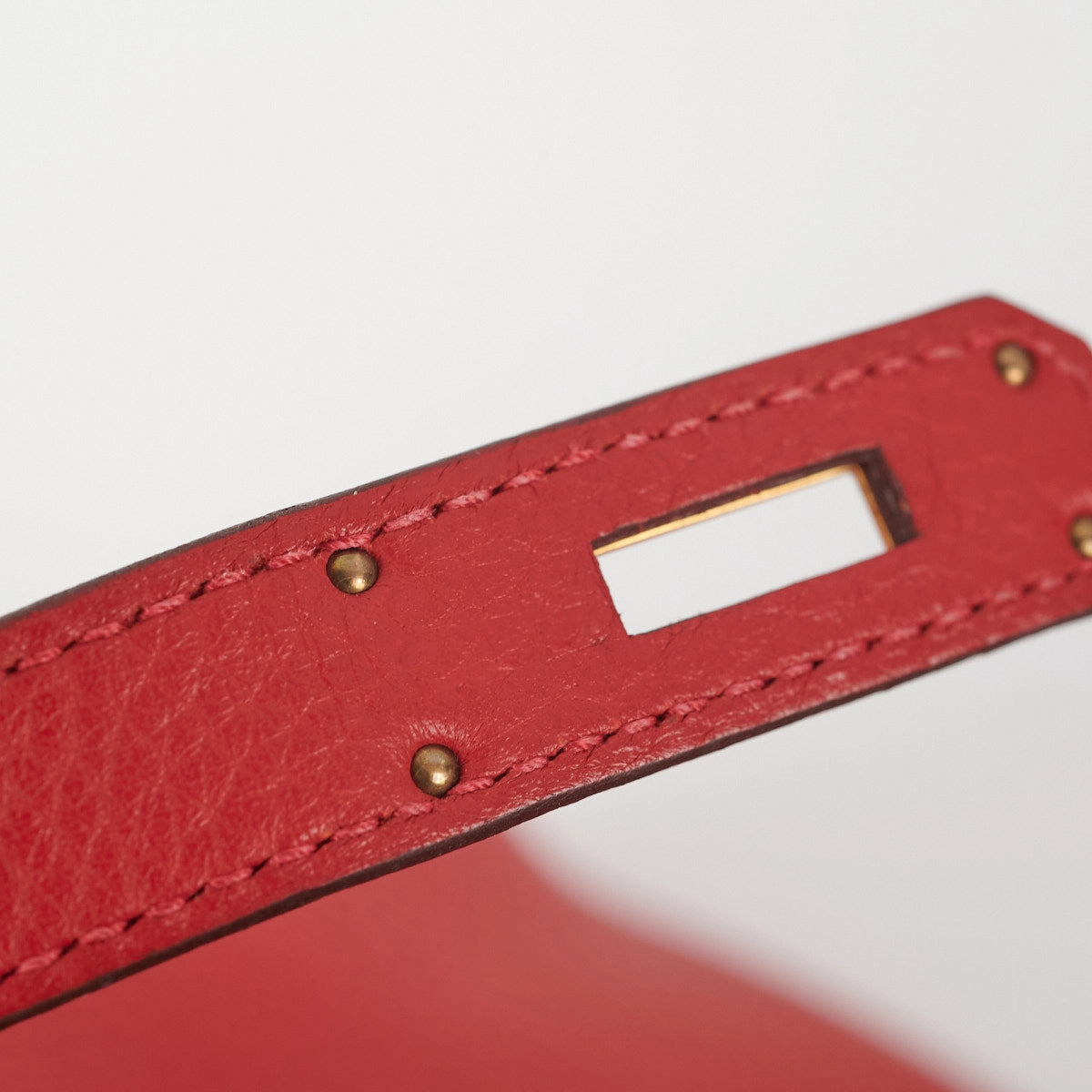 Hermes Birkin 35 Clemence Red - T Stamp