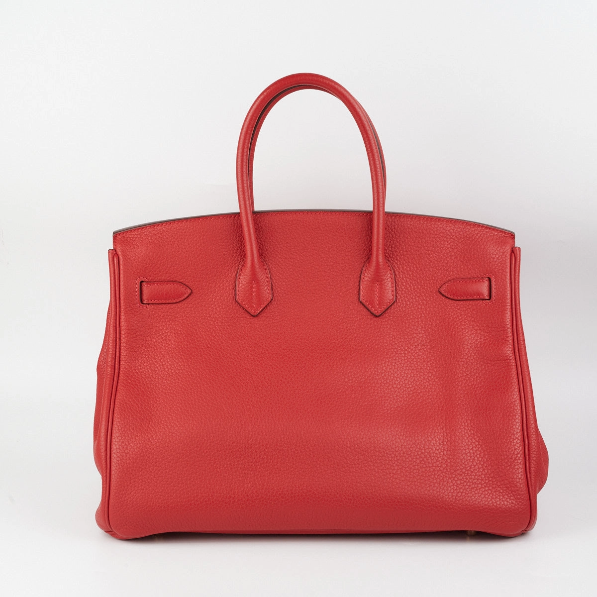 Hermes Birkin 35 Clemence Red - T Stamp
