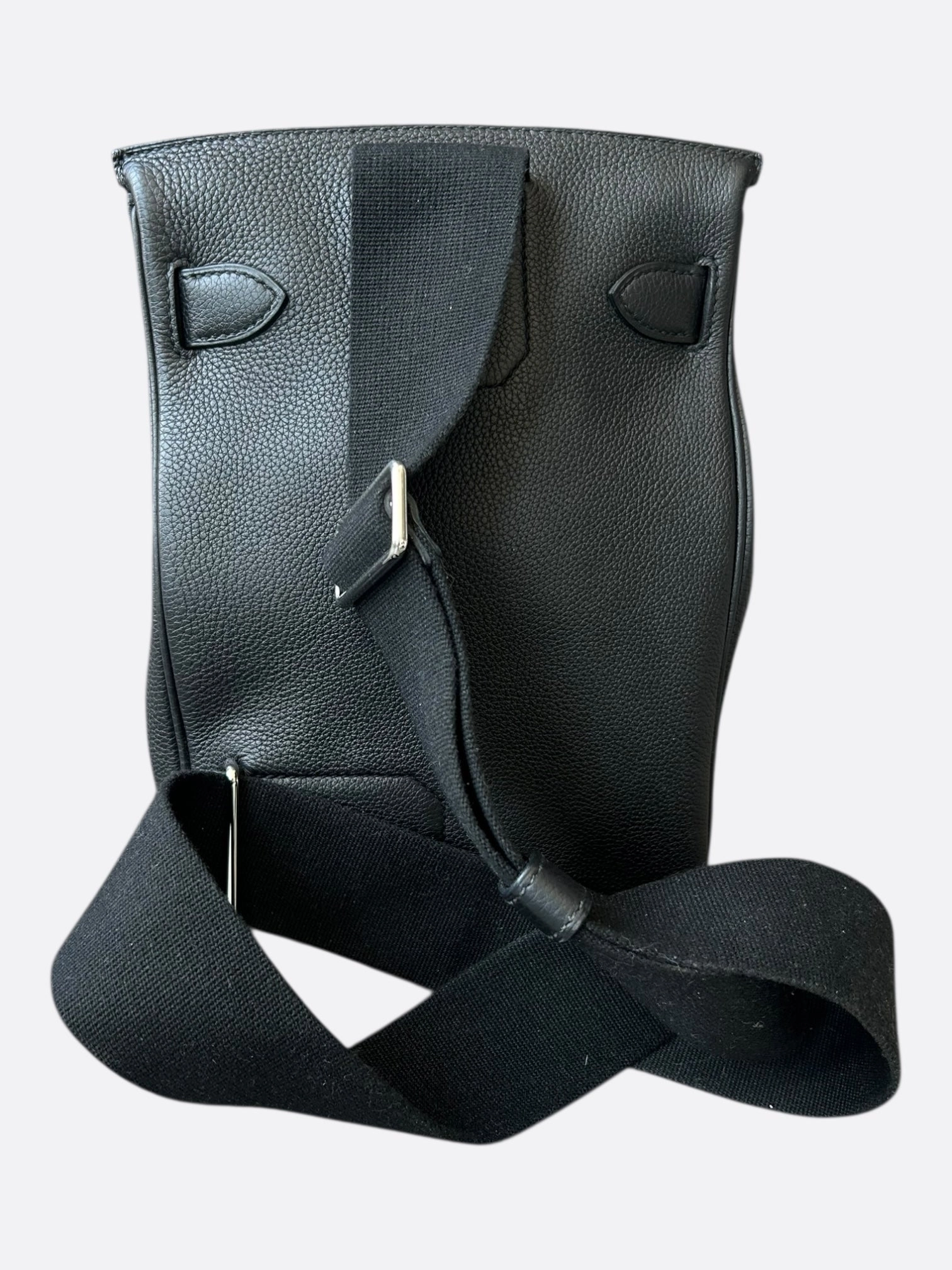 Hermes Black HAC A Dos PM Backpack