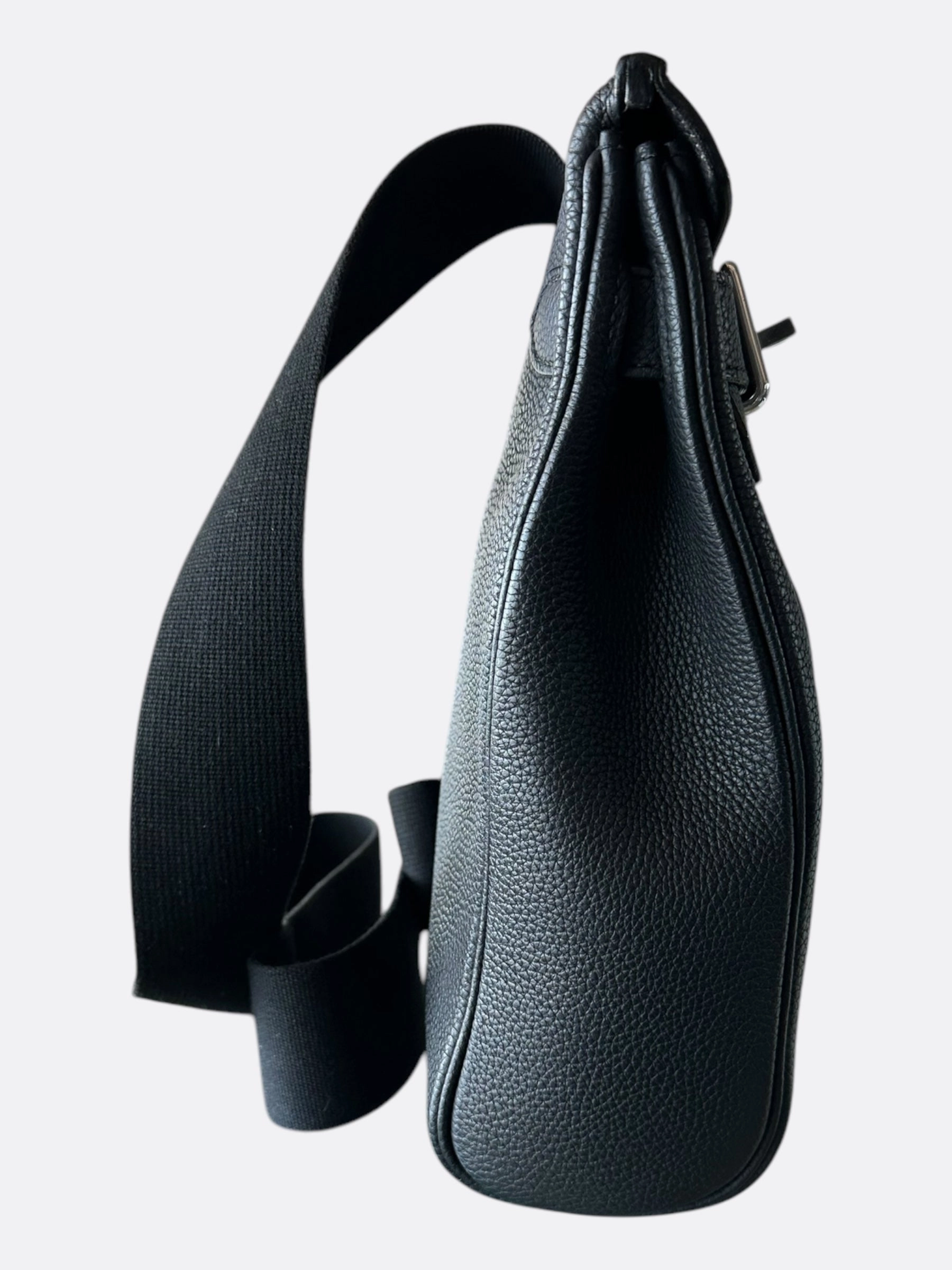 Hermes Black HAC A Dos PM Backpack